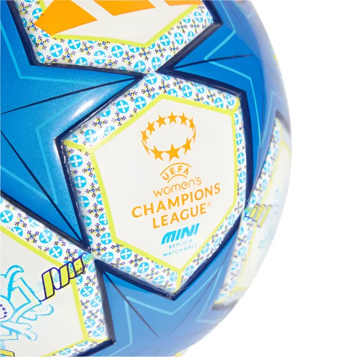 adidas 24/25 WUCL Mini Ball (White/Orange/Night Sky/Pantone) - Image 3