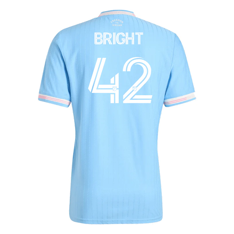 adidas Bright Inter Miami Authentic Third Jersey 25/26 (Blue/Pink)