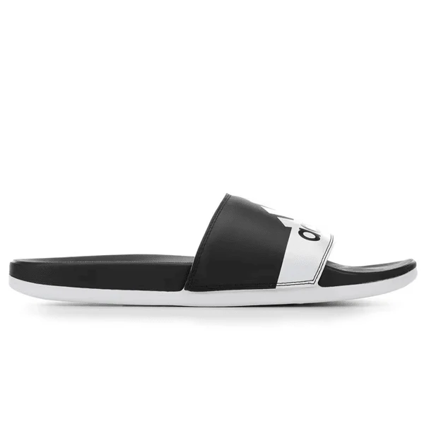 adidas Adilette Comfort Sandal (Black/White) - Image 2