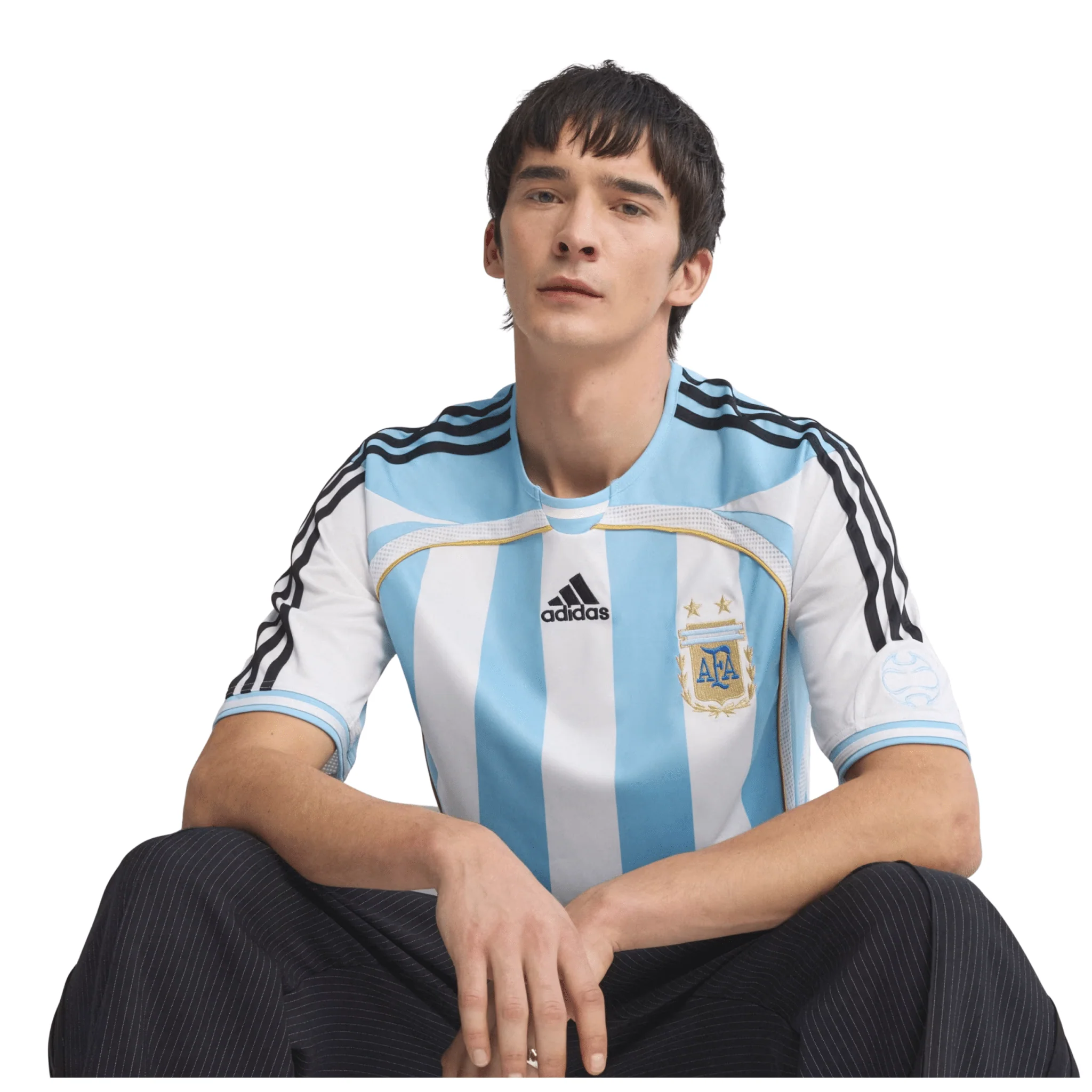 adidas Men's Argentina 2006 Home Jersey (White) - Image 6