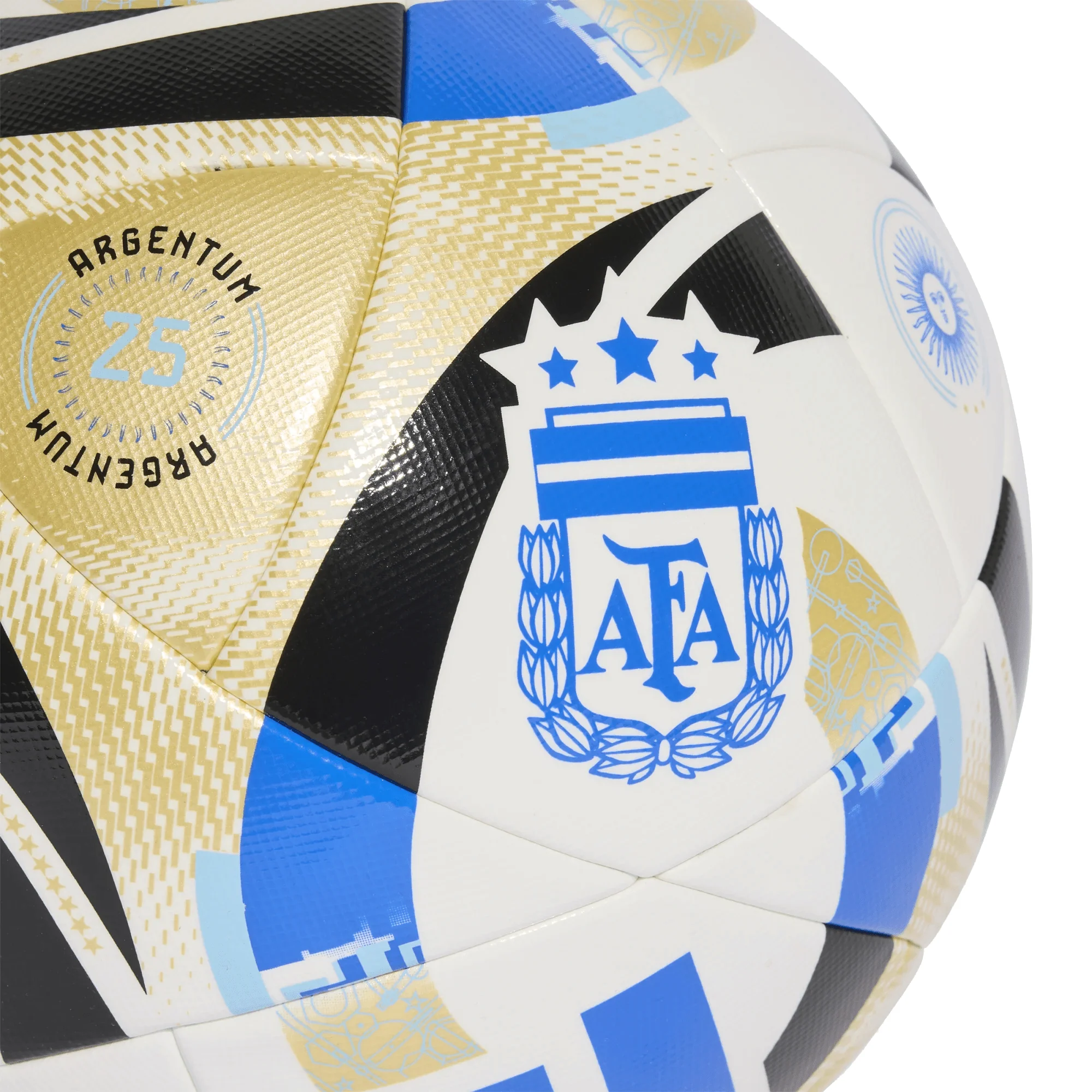adidas Argentina Competition 2025 Ball (White/Ice Blue) - Image 4