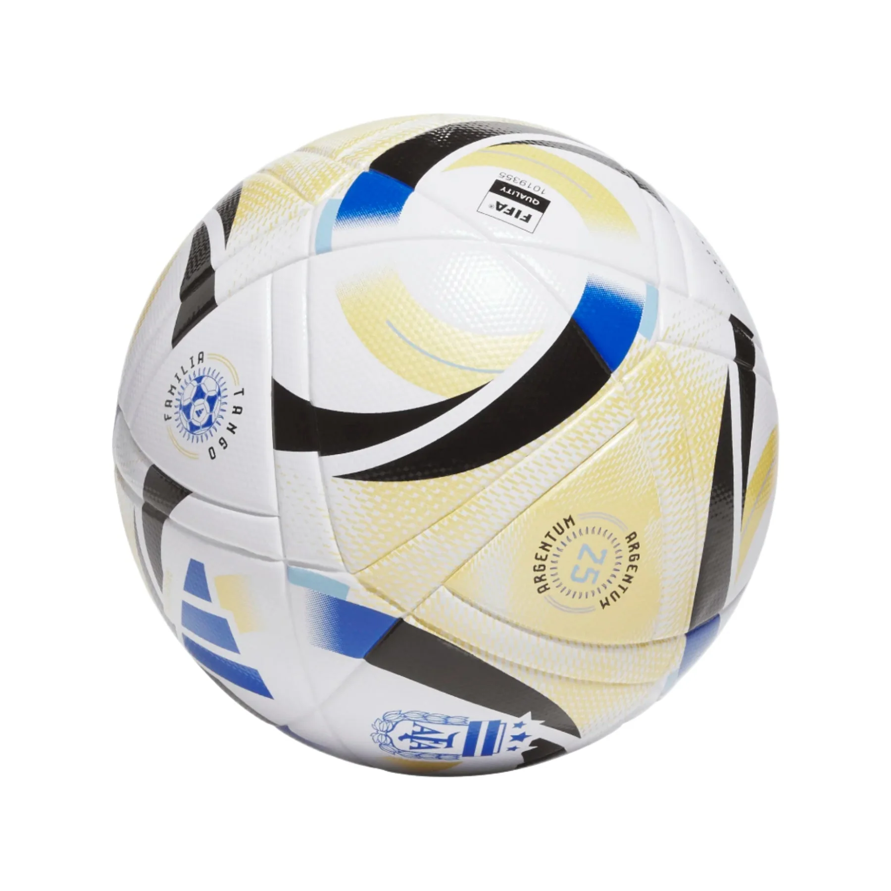 adidas Argentina 2025 League Top Ball (White/Gold/Blue/Black) - Image 5
