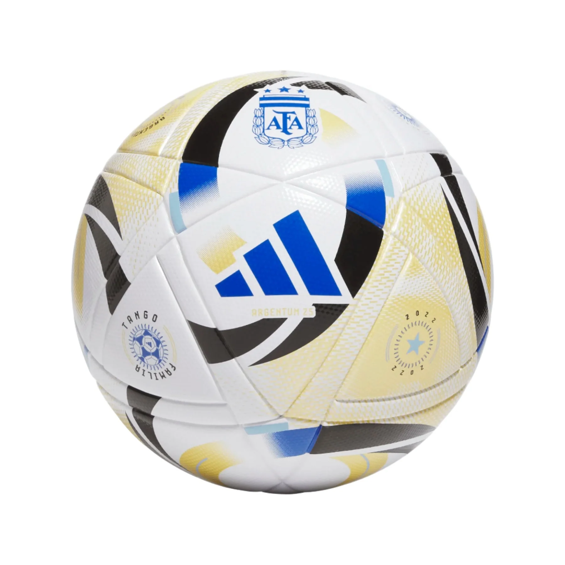 adidas Argentina 2025 League Top Ball (White/Gold/Blue/Black) - Image 6