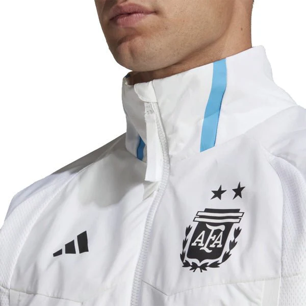 adidas Argentina Game Day Anthem Jacket (White/Multi) - Image 3