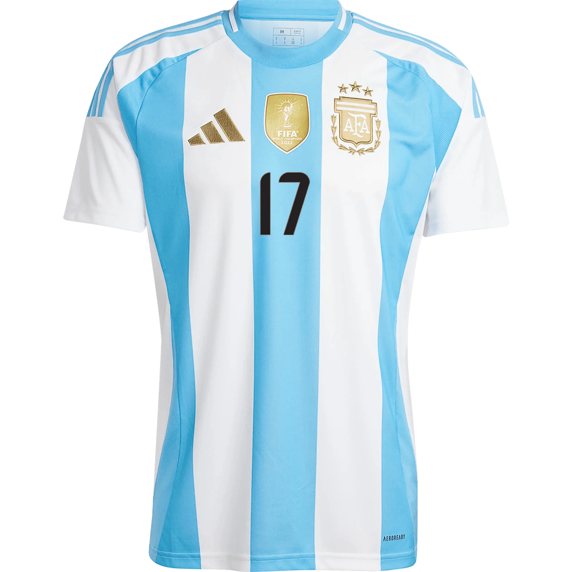 adidas Argentina Alejandro Garnacho Home Jersey 24/25 (White/Blue Burst) - Image 2