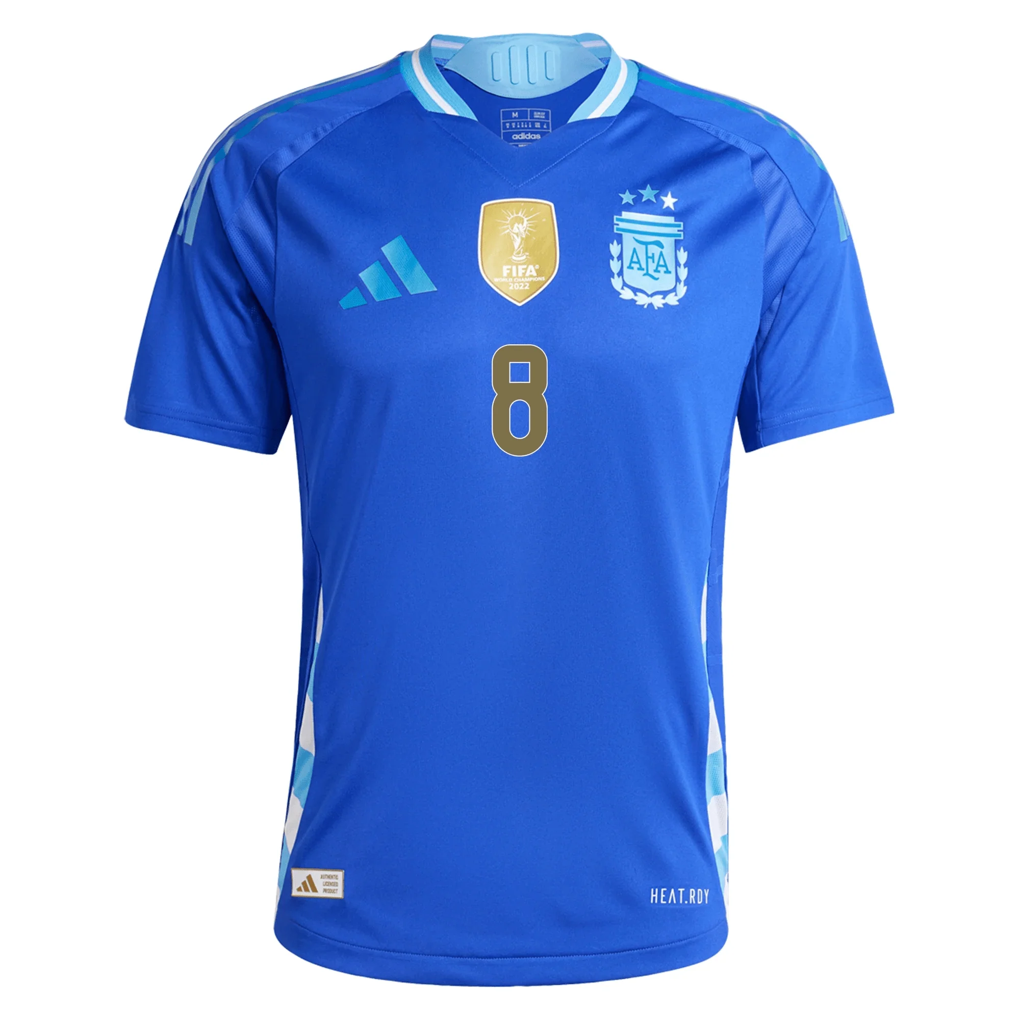 adidas Argentina Authentic Enzo Fernandez Away Jersey 24/25 (Lucid Blue/Blue Burst) - Image 2