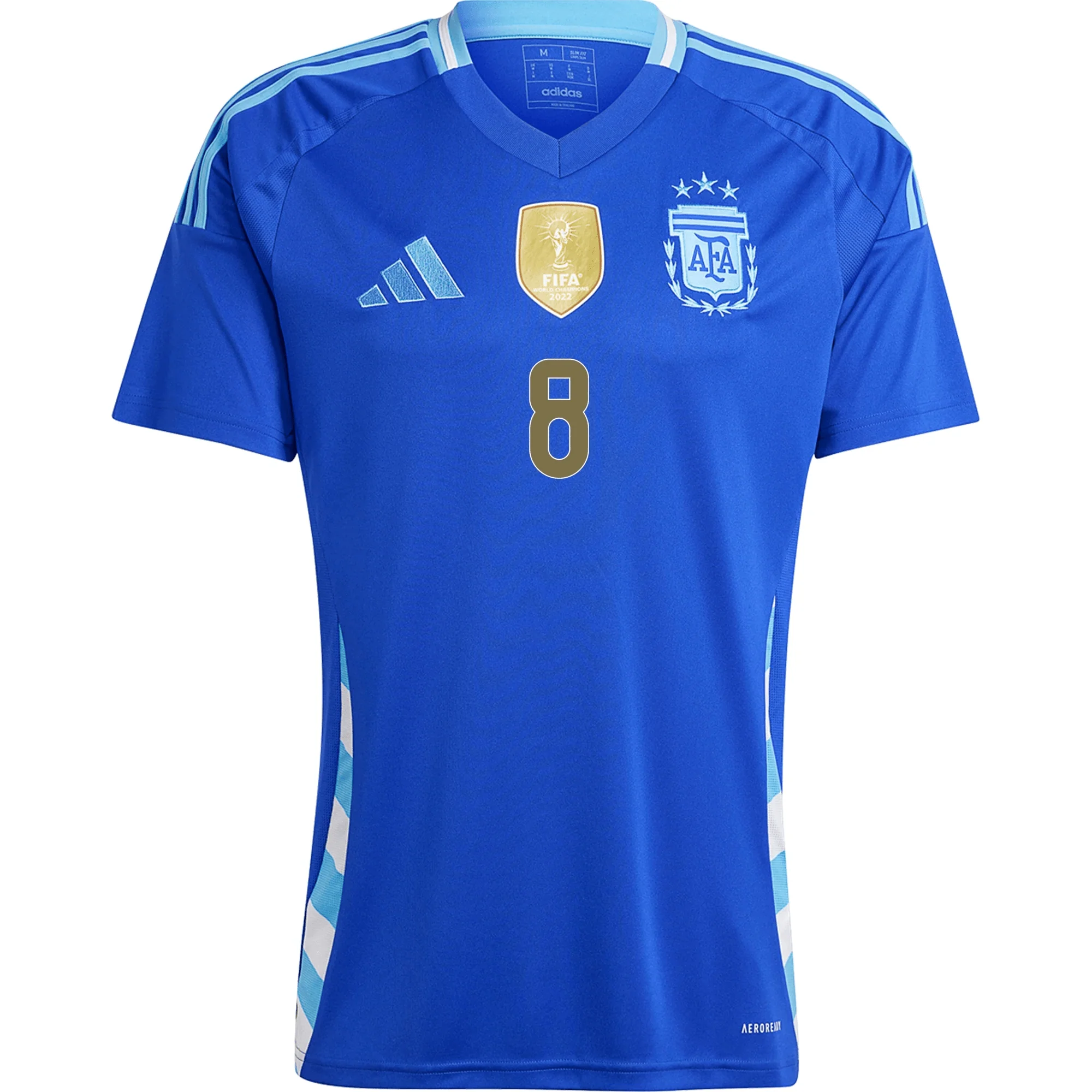adidas Argentina Enzo Fernández Away Jersey 24/25 (Lucid Blue/Blue Burst) - Image 2