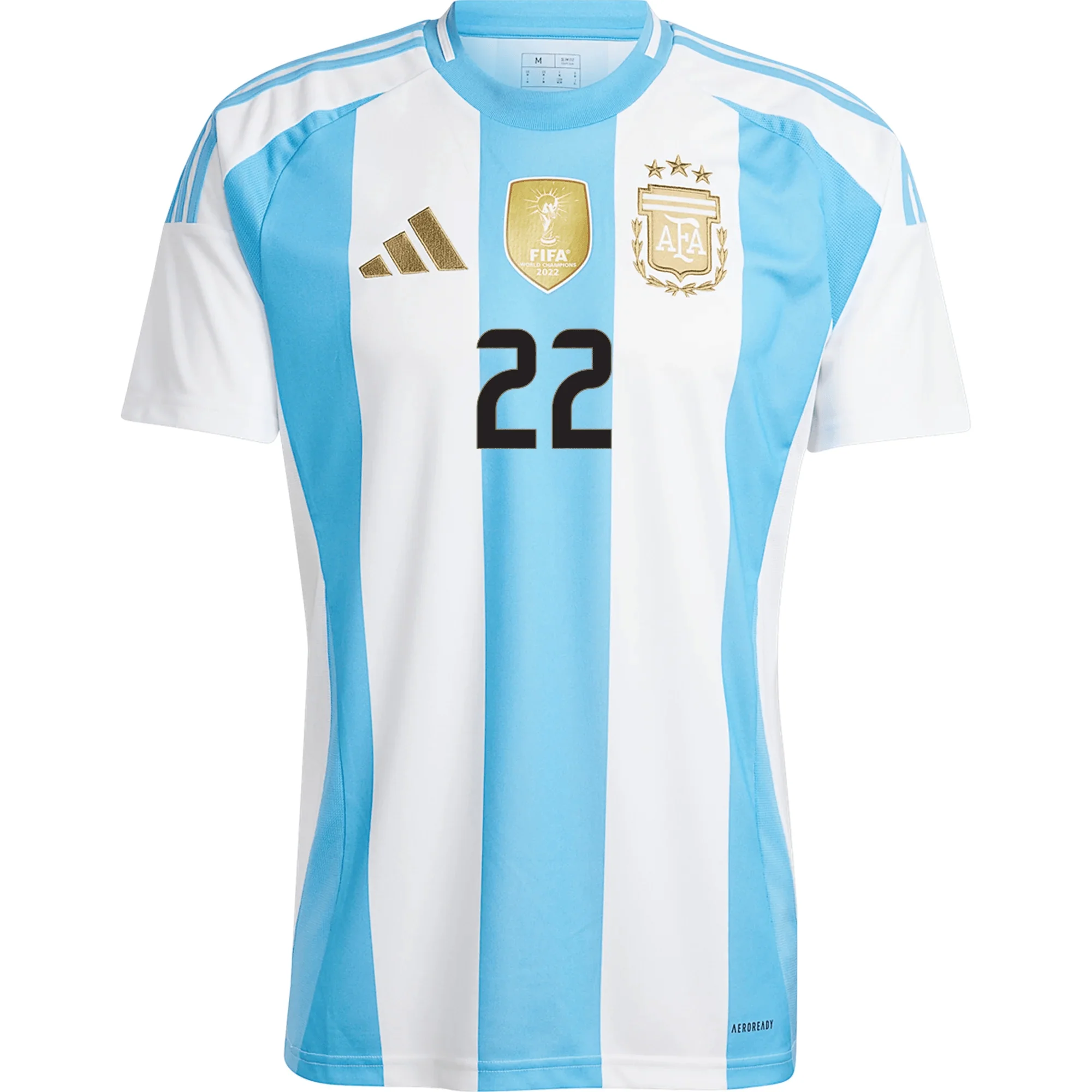 adidas Argentina Lautaro Martinez Home Jersey 24/25 (White/Blue Burst) - Image 2