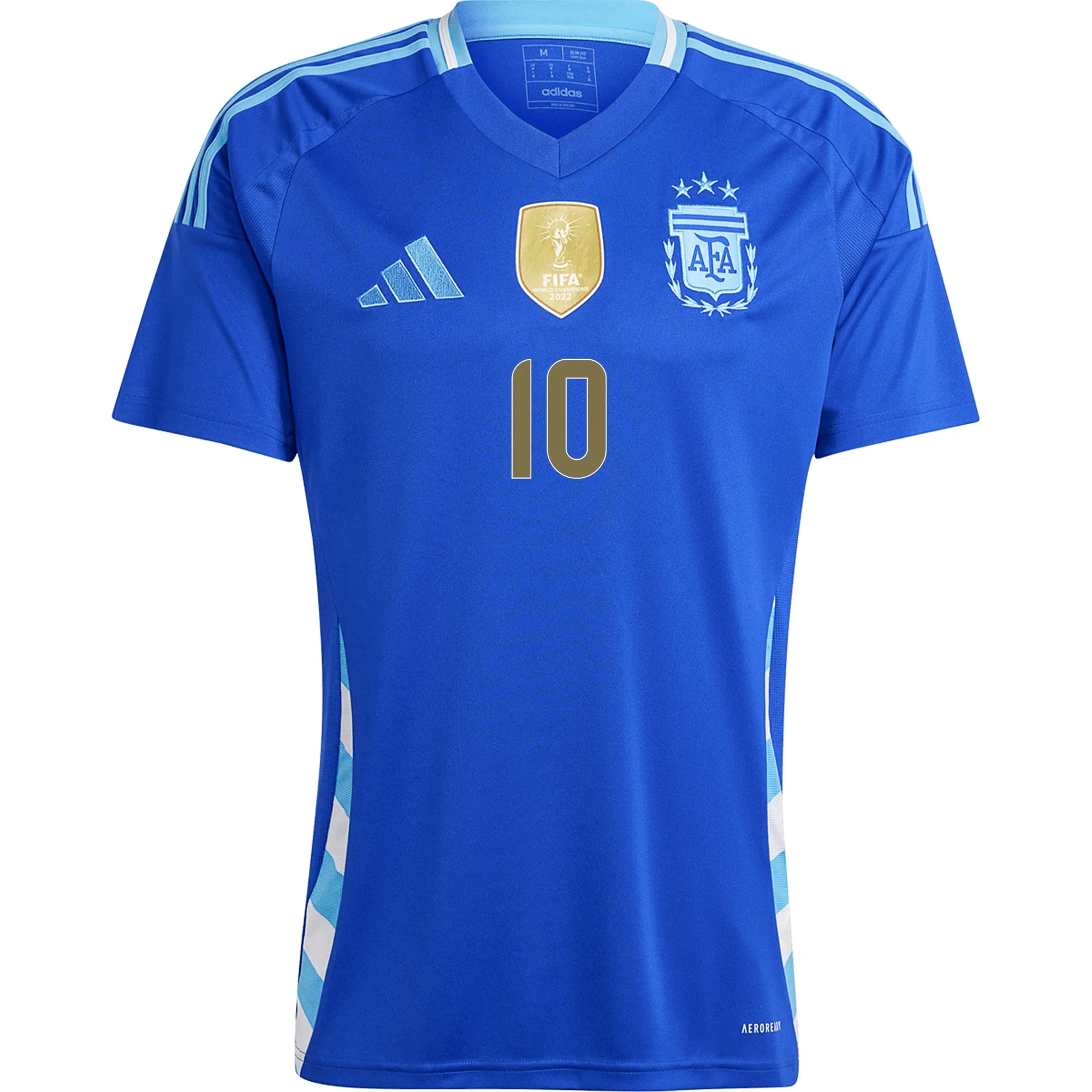 adidas Argentina Lionel Messi Away Jersey 24/25 (Lucid Blue/Blue Burst) - Image 2