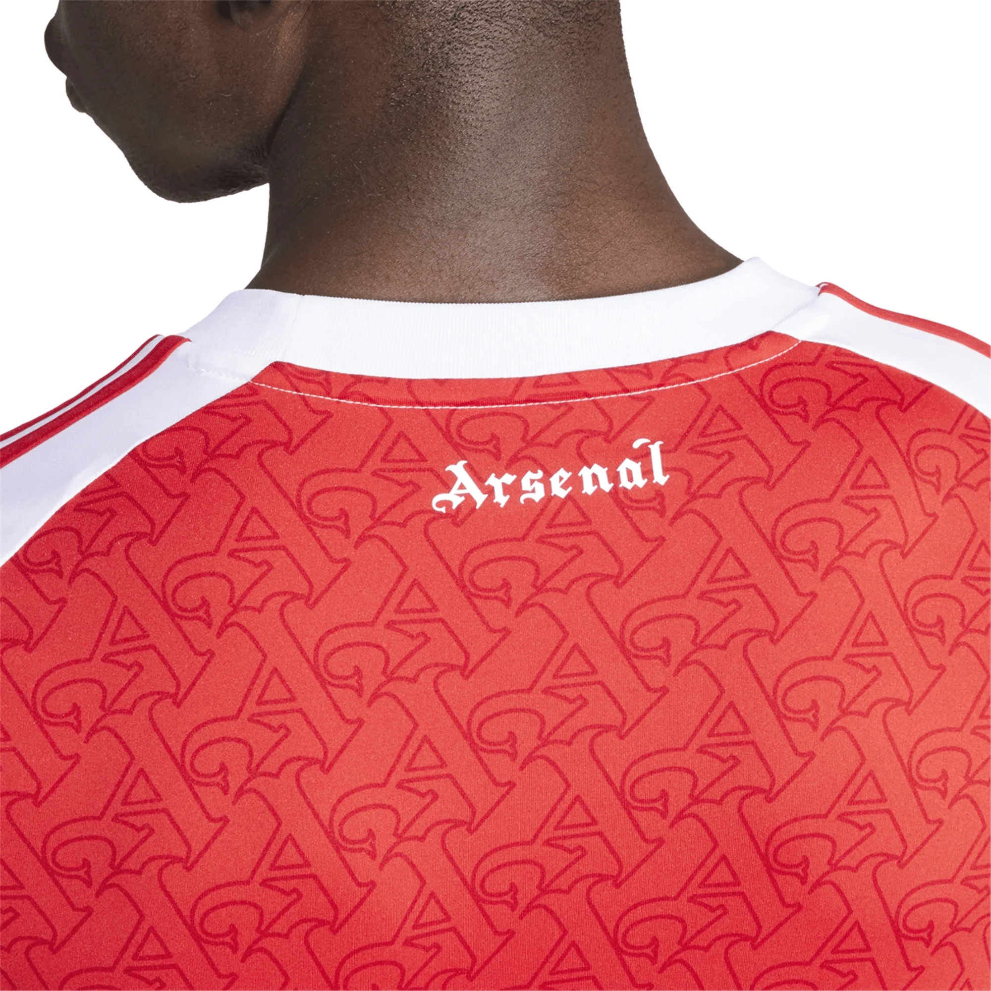 adidas Arsenal Long Sleeve Home Jersey w/ Champions League Patches 25/26 (Better Scarlet/White) - Image 4