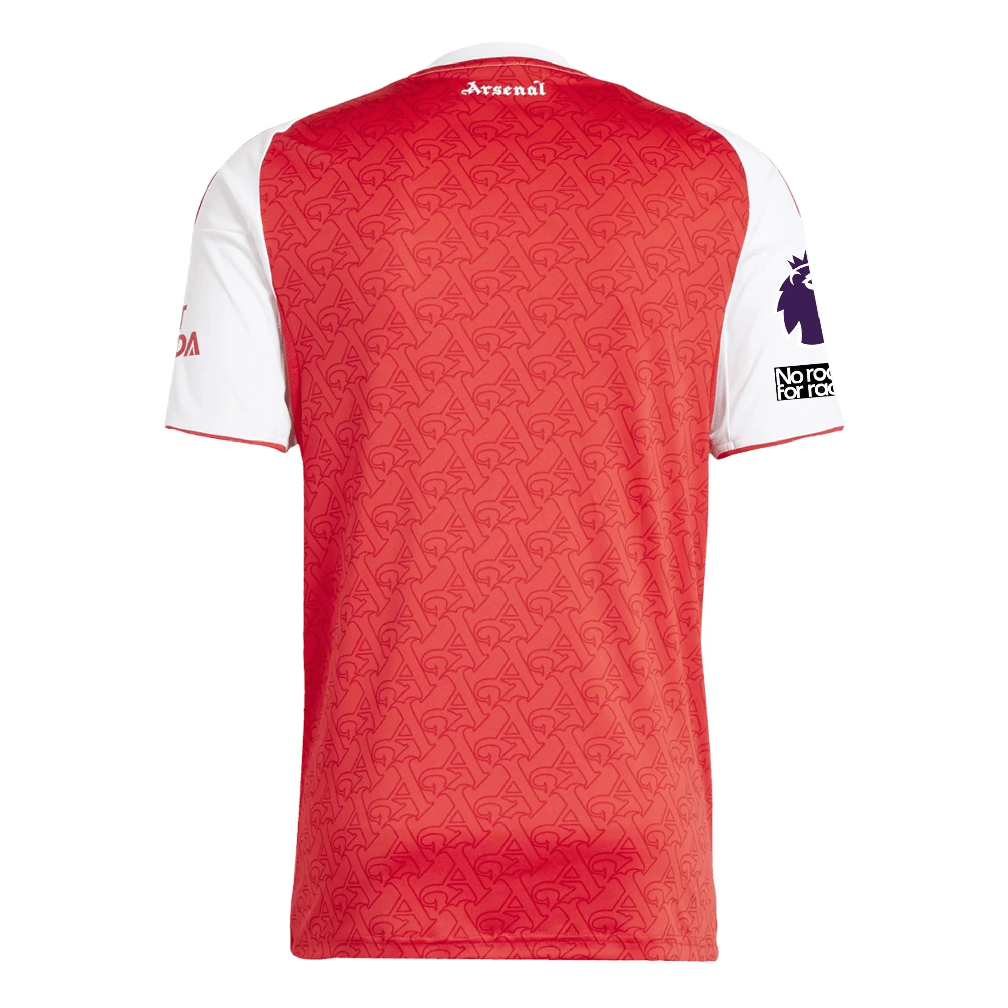 adidas Arsenal Home Jersey w/ EPL + No Room For Racism Patches 25/26 (Better Scarlet/White) - Image 2
