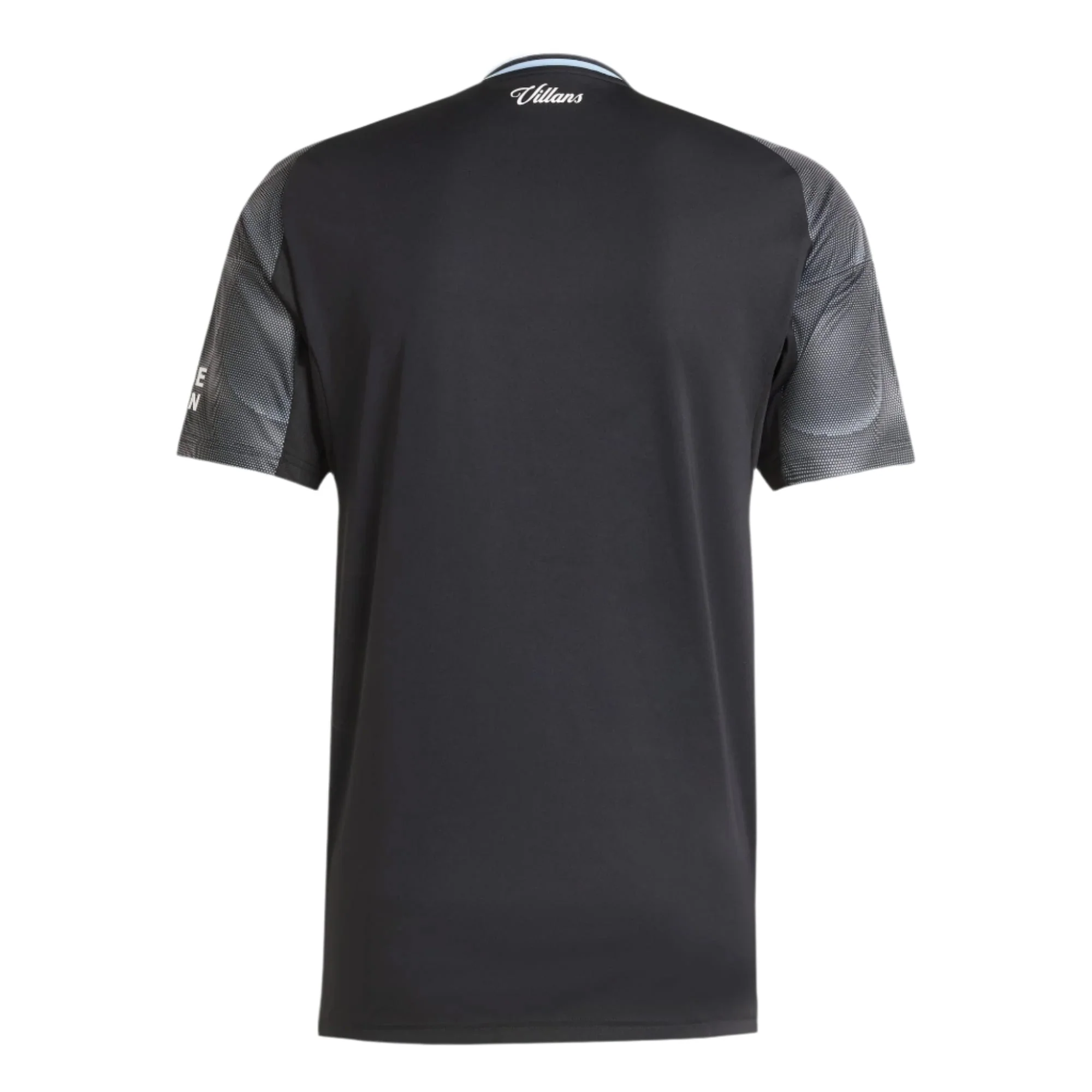 adidas Men's Aston Villa 25/26 Away Jersey (Black/Global Blue) - Image 2