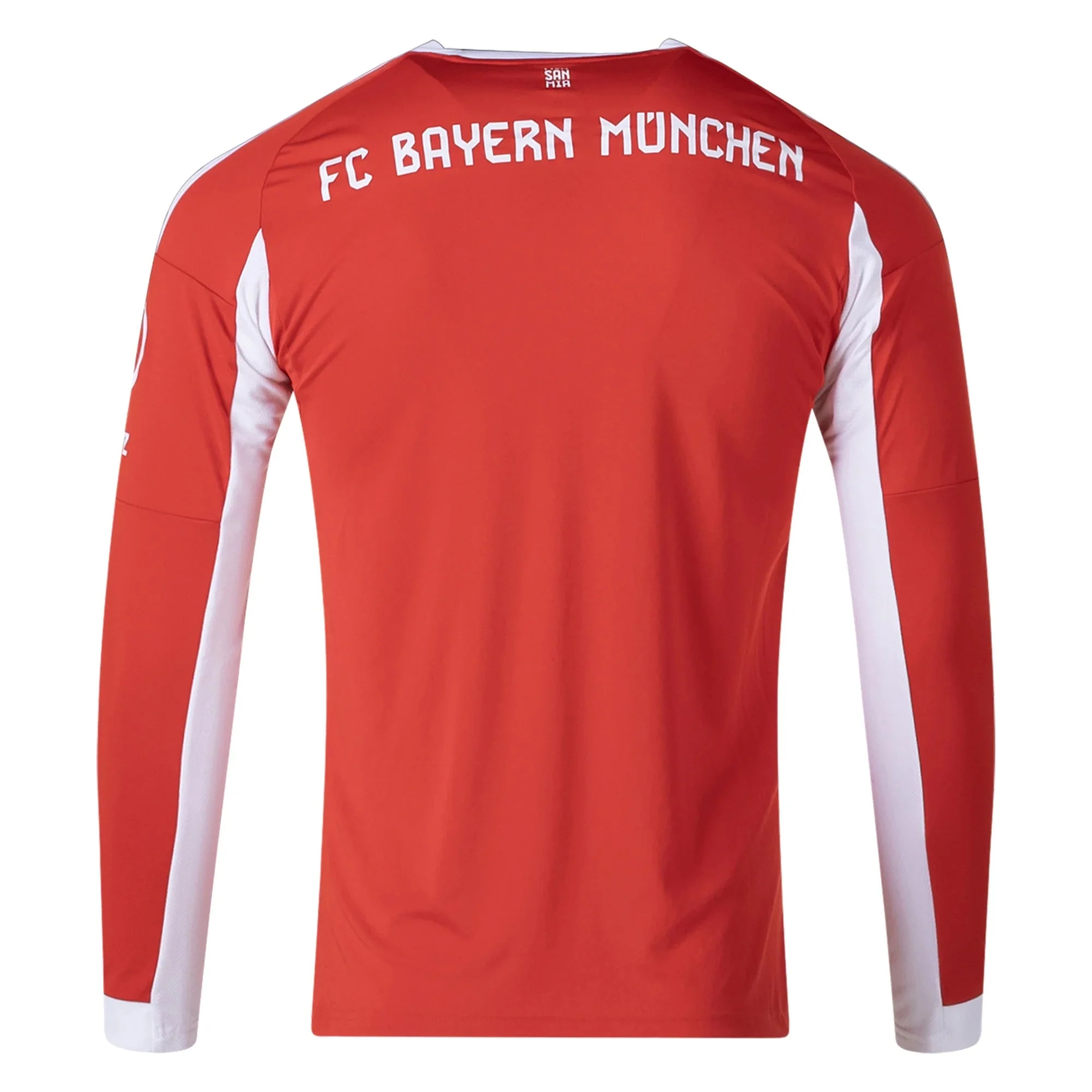 adidas Men's Bayern Munich Long Sleeve Home Jersey 25/26 (Red/White) - Image 2