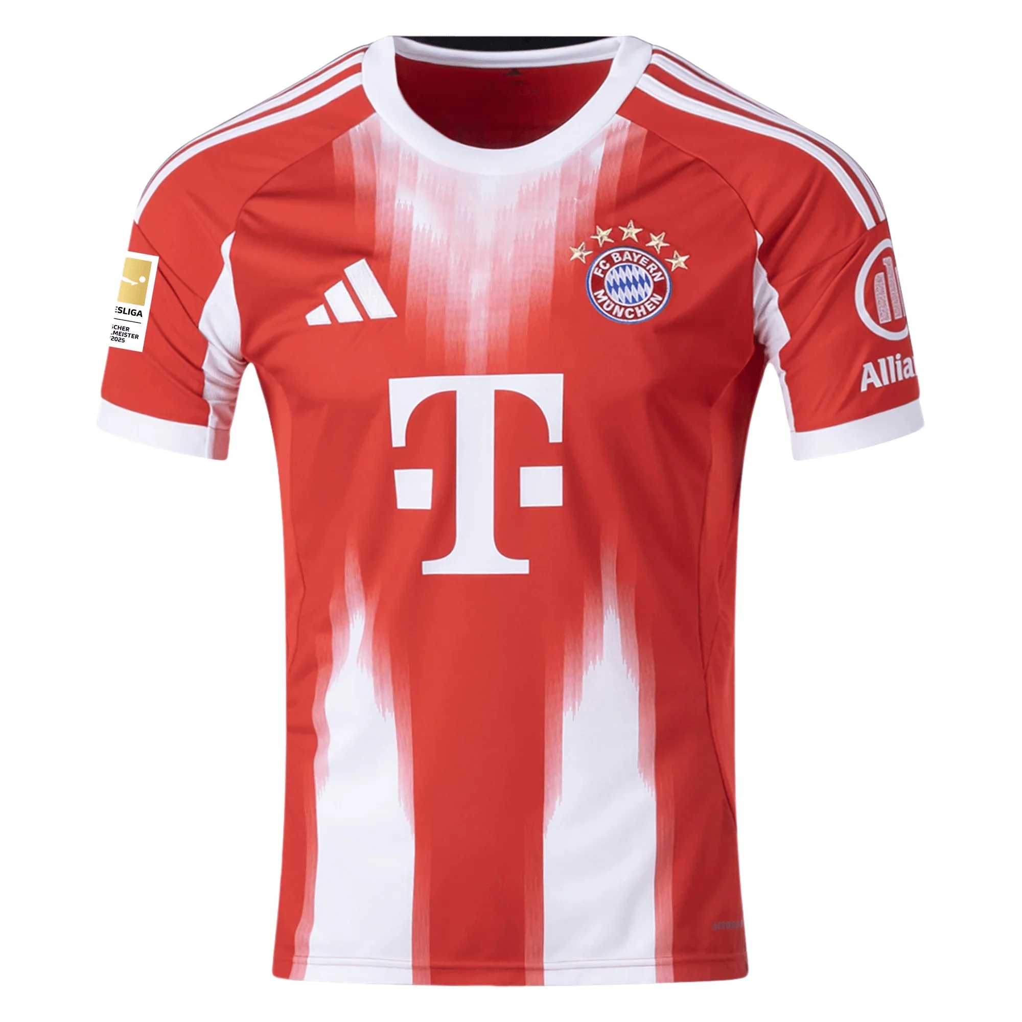 adidas Bayern Munich Harry Kane Home Jersey w/ Bundesliga Champion Patch 25/26 (Red) - Image 2