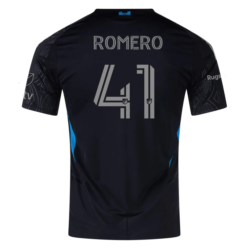 adidas Brian Romero Charlotte FC Authentic Away Jersey 25/26 (Black)