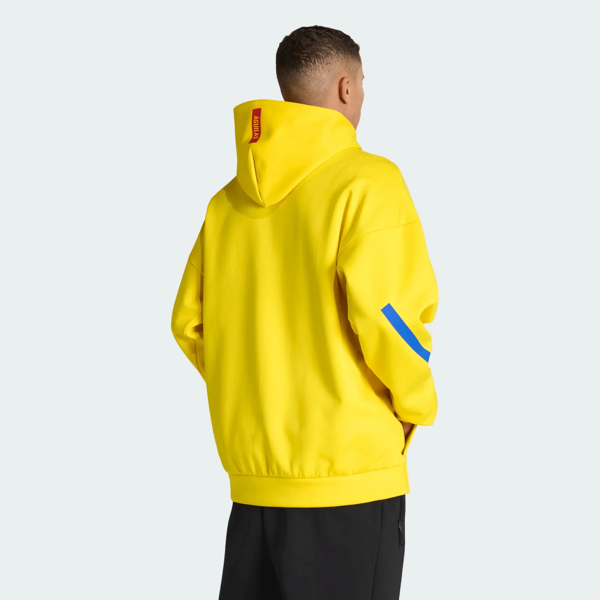 adidas Men's Club América 25/26 Anthem Jacket (Yellow) - Image 4
