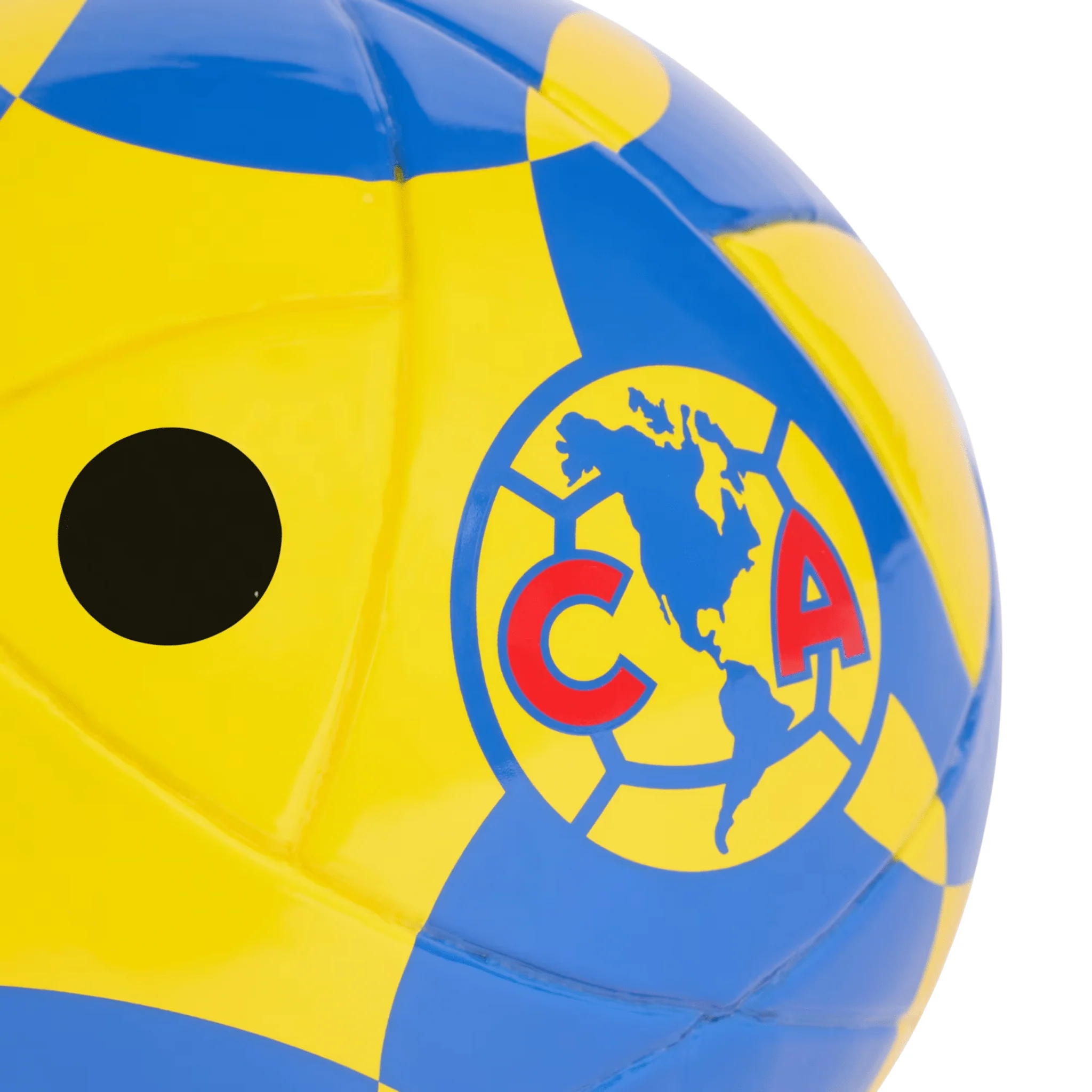 adidas Club América Mini Soccer Ball (Yellow/Black/Blue/Red) - Image 3