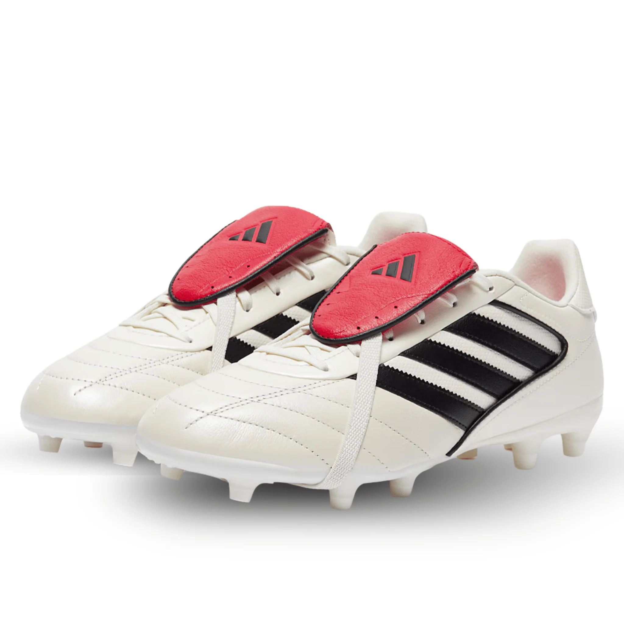 adidas Copa Gloro II Specialist FG Soccer Cleats (Off White/Black/Red) - Image 3