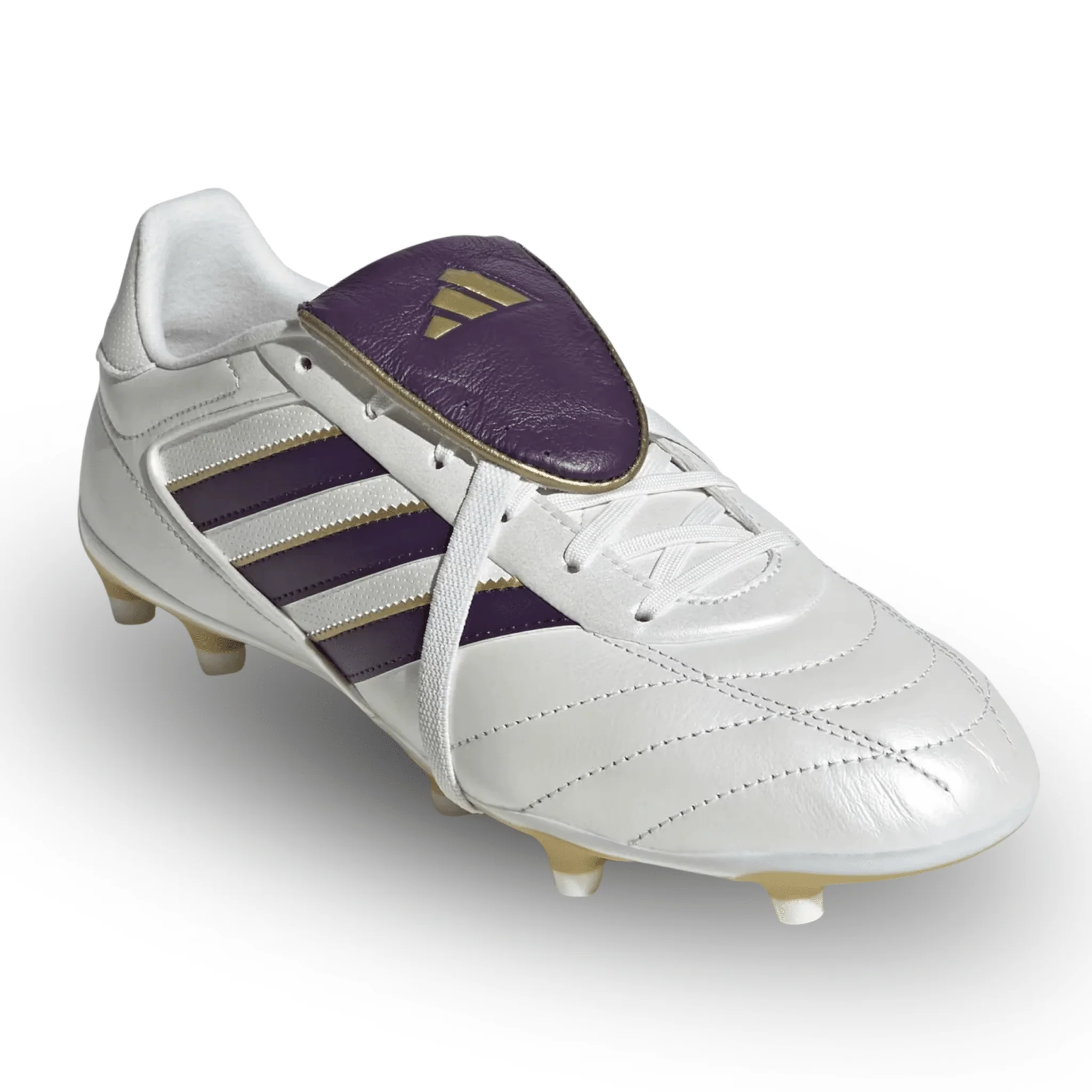 Adidas Copa Gloro II Firm Ground (White/Purple/Gold) - Image 3