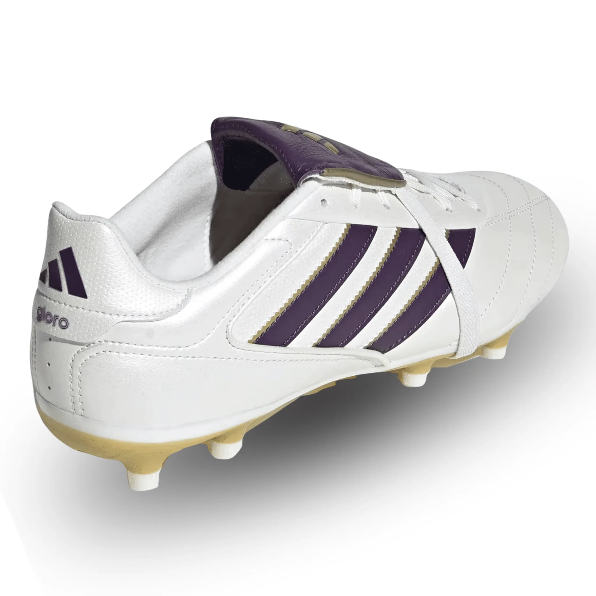 Adidas Copa Gloro II Firm Ground (White/Purple/Gold) - Image 4