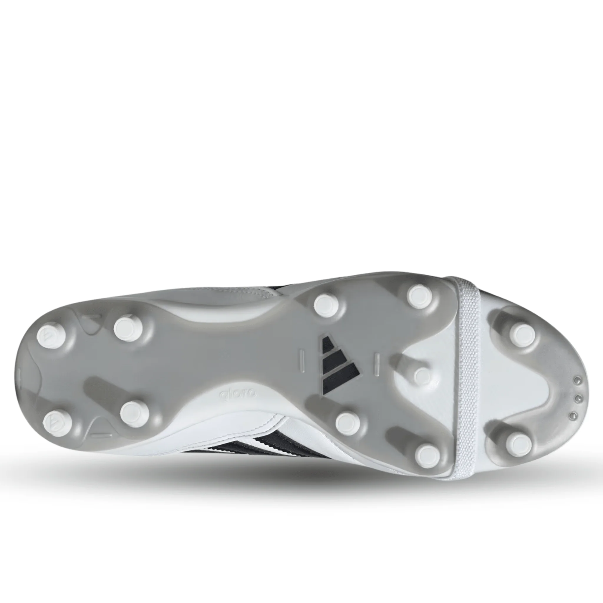 adidas Copa Gloro II FG Soccer Cleats (White/Metallic Silver) - Image 2