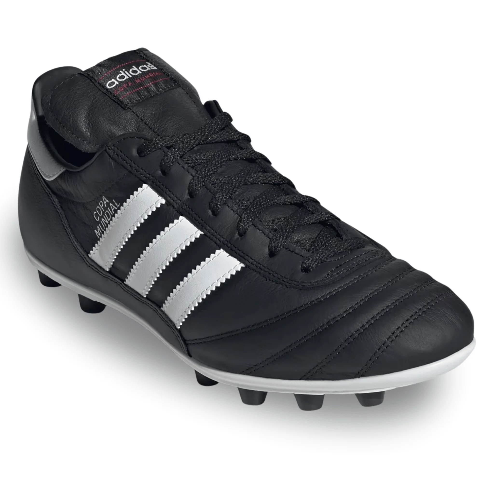 adidas Copa Mundial Firm Ground Soccer Cleats (Black/White) - Image 3