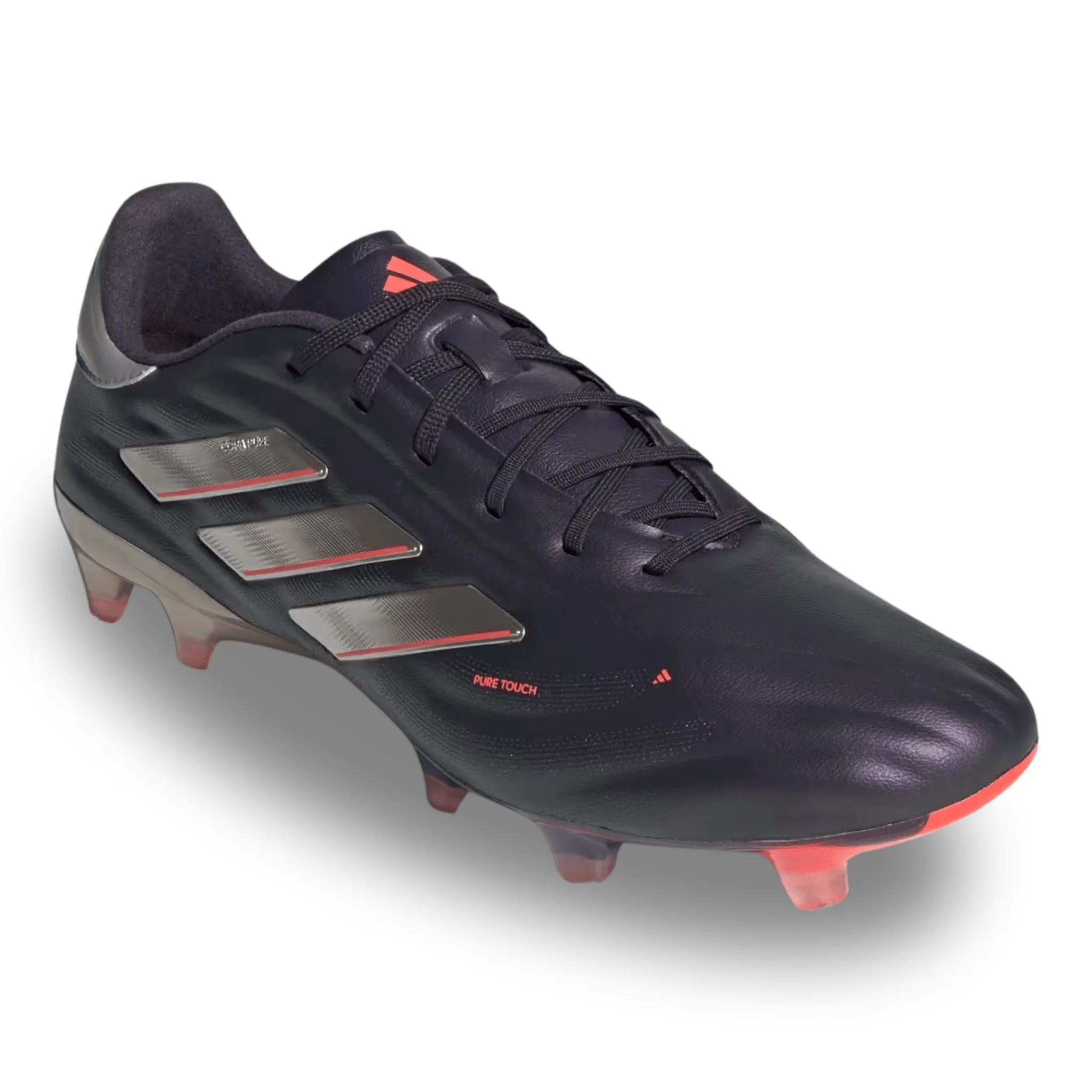 adidas Copa Pure 2 Elite FG Soccer Cleats (Platinum/Metallic/Turbo) - Image 3