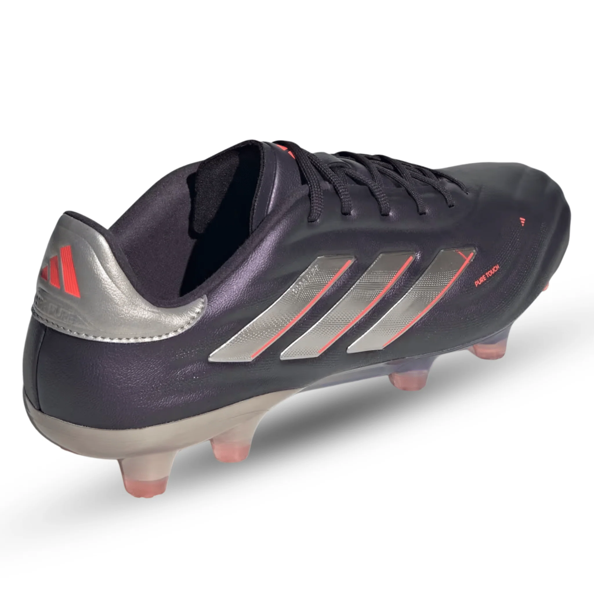 adidas Copa Pure 2 Elite FG Soccer Cleats (Platinum/Metallic/Turbo) - Image 4