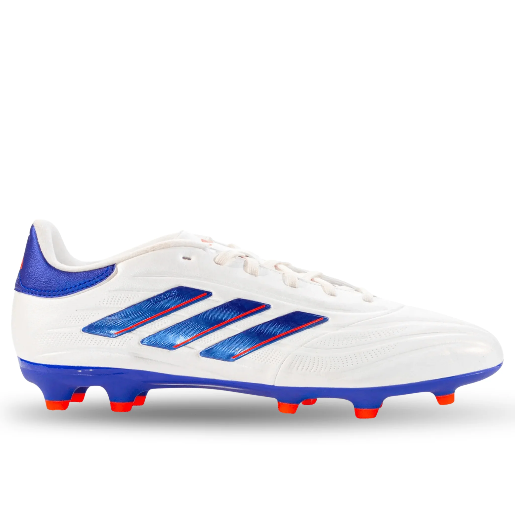 adidas Copa Pure 2 League FG (White/Lucid Blue/Solar Red)
