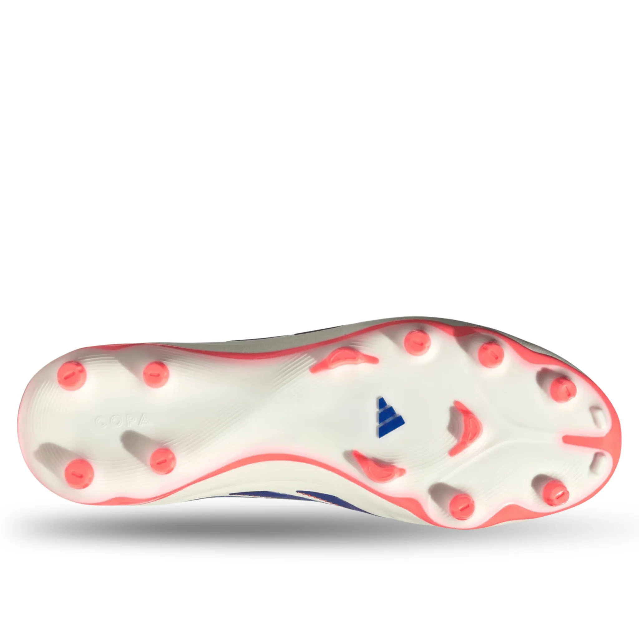 adidas Copa Pure III League Firm/Multi Ground Soccer Cleats (Off White/Blue/Orange) - Image 5