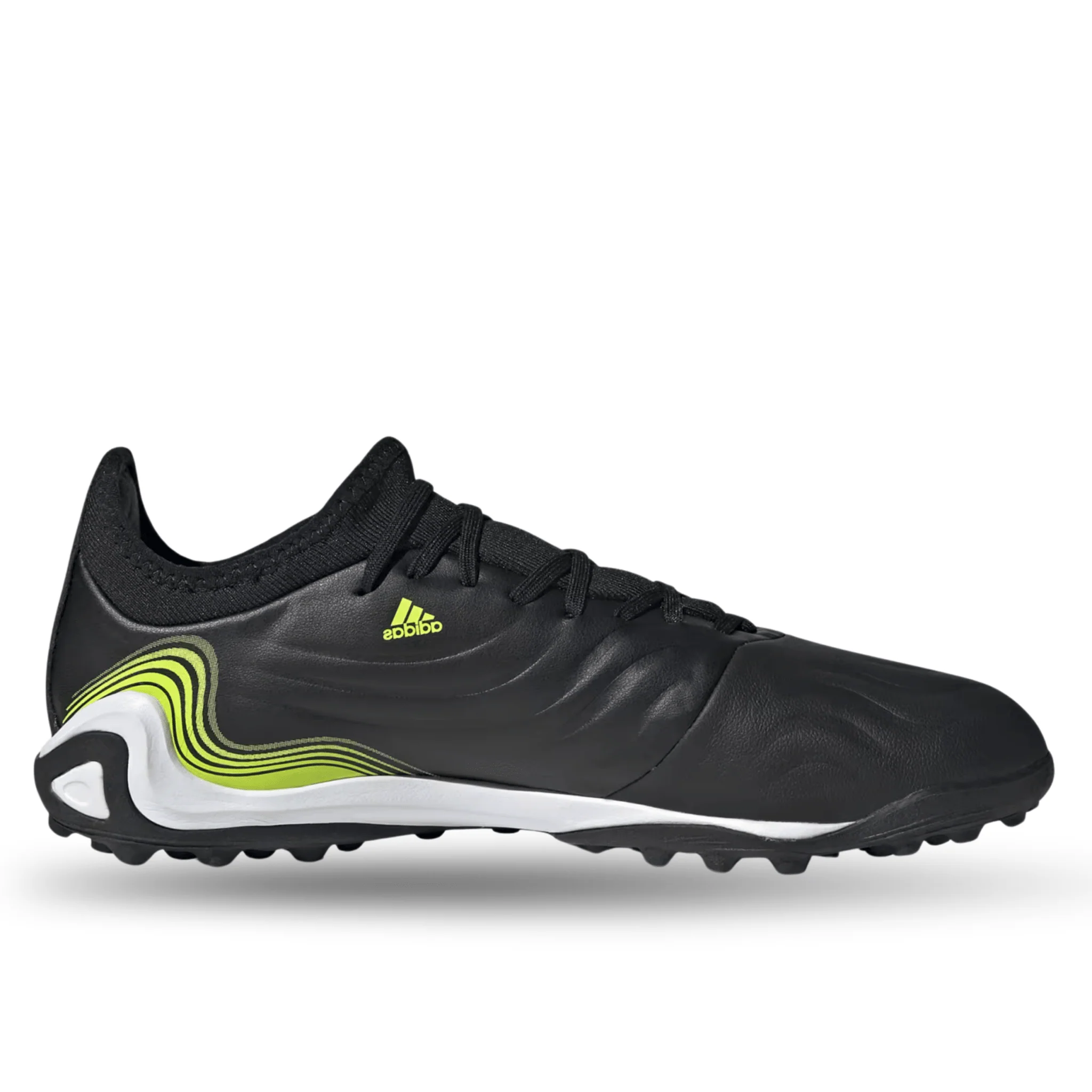 adidas Copa Sesne.3 LL Turf Soccer Cleats (Core Black/Team Solar Yellow) - Image 5