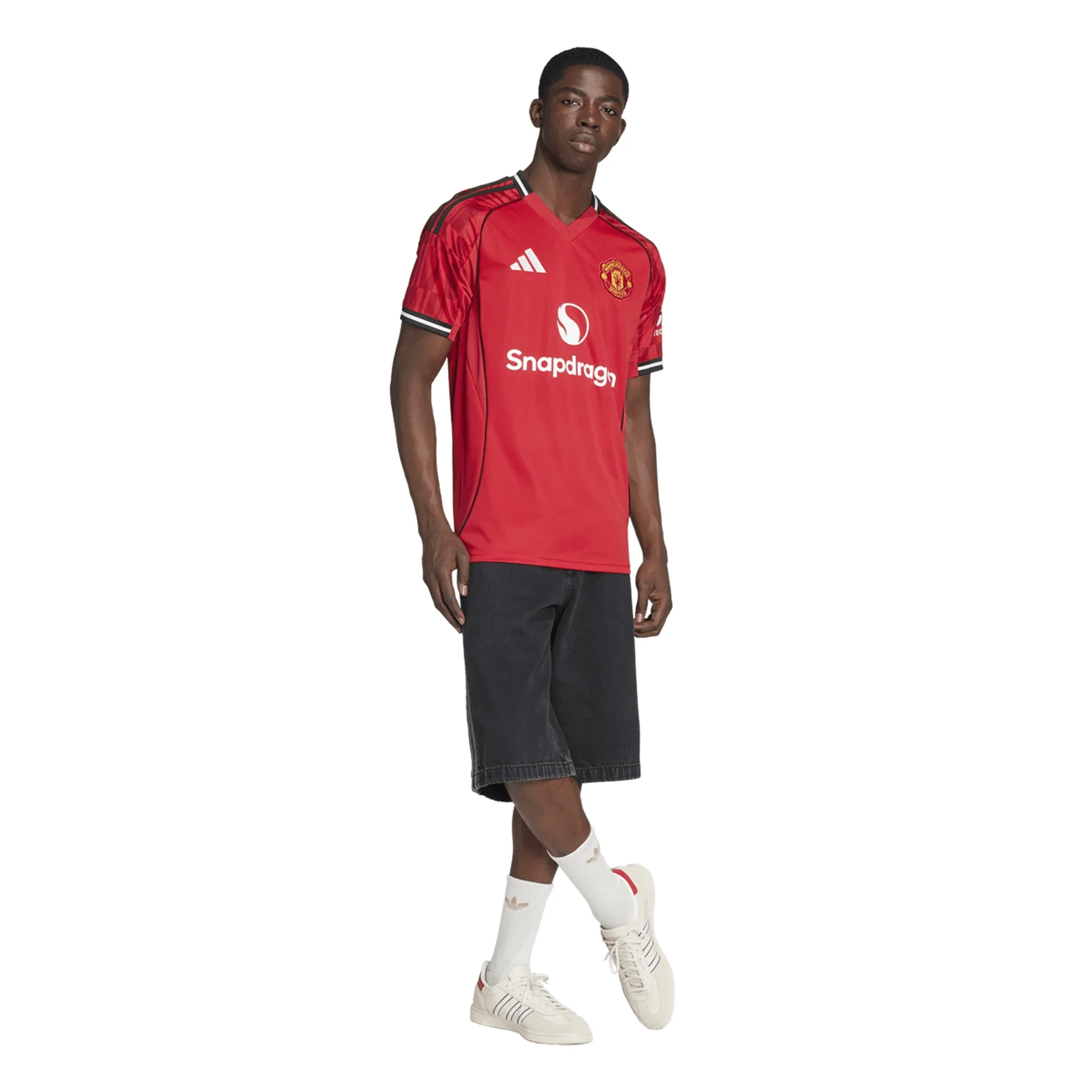 adidas Men's Manchester United Home Jersey 25/26 (Red) - Image 3
