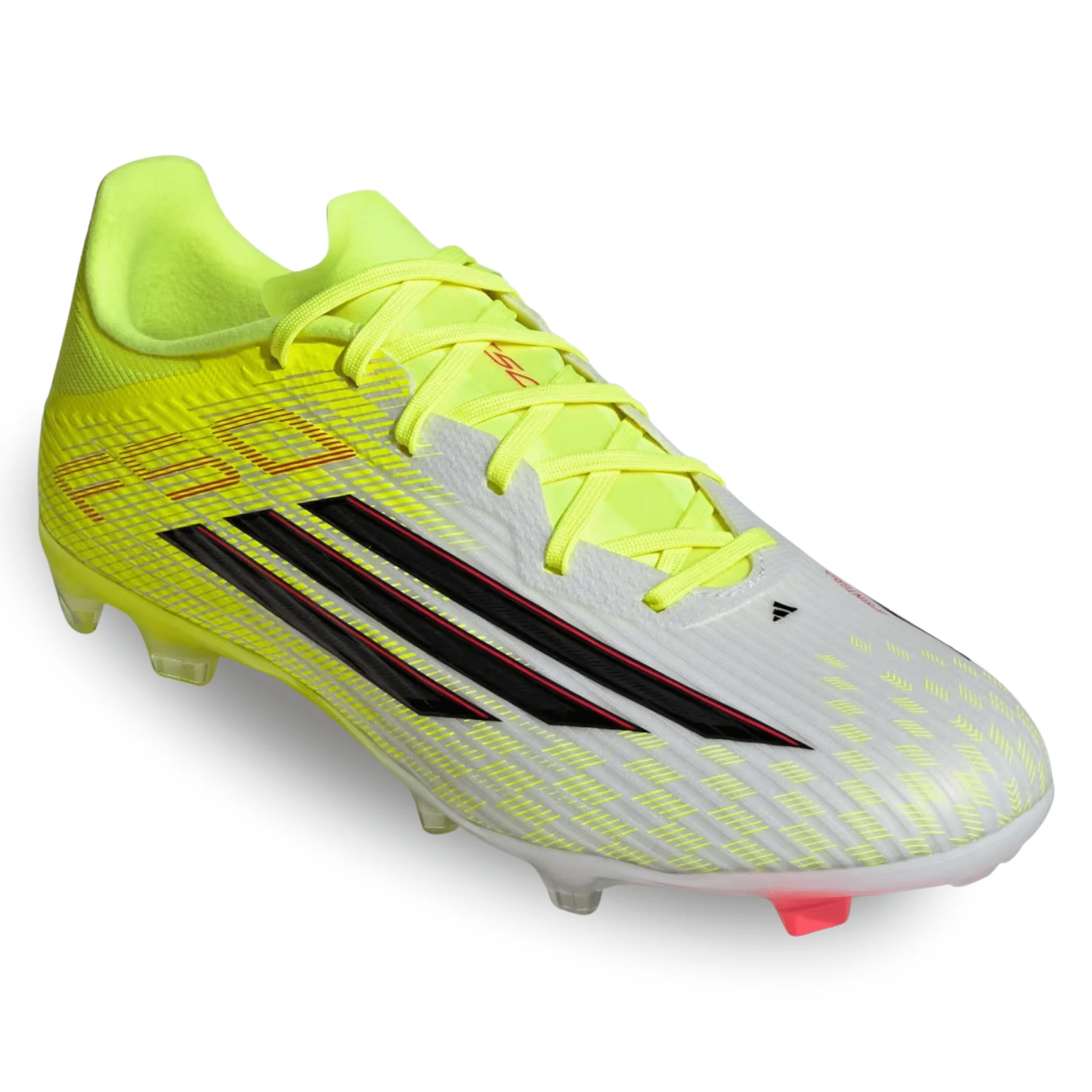 adidas F50 League FG/MG Soccer Cleats (Team Solar Yellow/Black) - Image 3