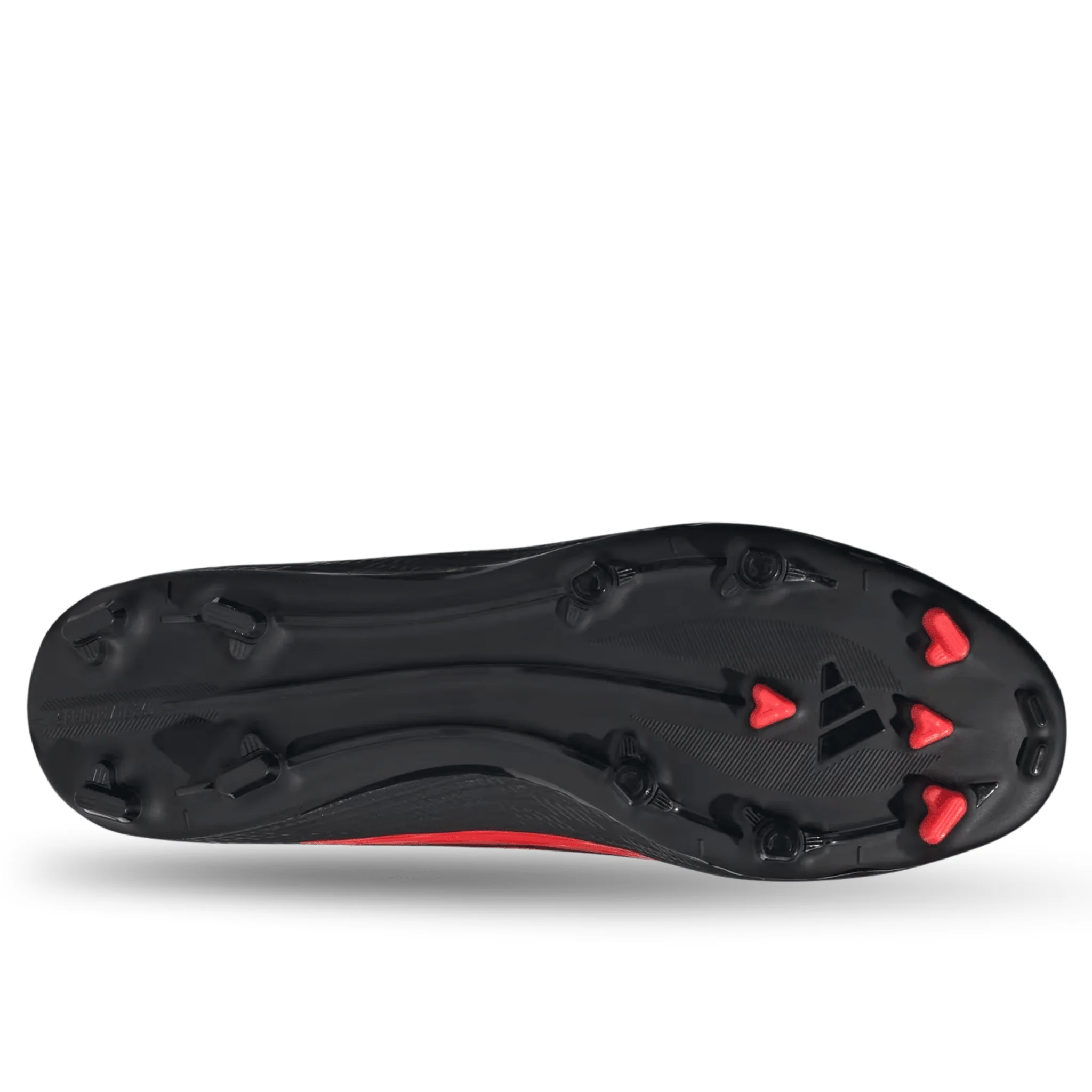 adidas F50 League FG/MG Soccer Cleats (Black/Lucid Red) - Image 5
