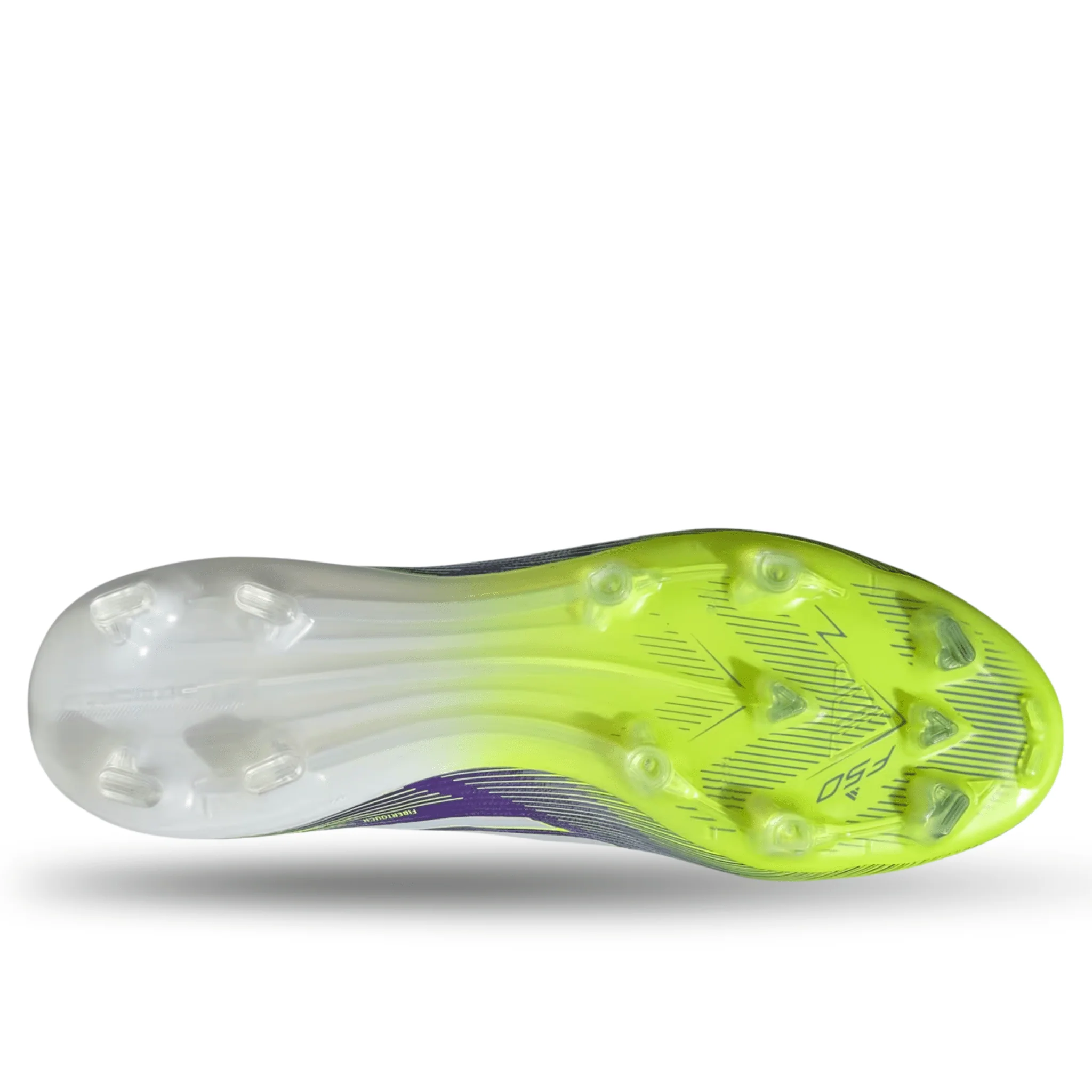 adidas F50 Pro FG Soccer Cleats (Purple Rush/Lucid Lemon) - Image 5