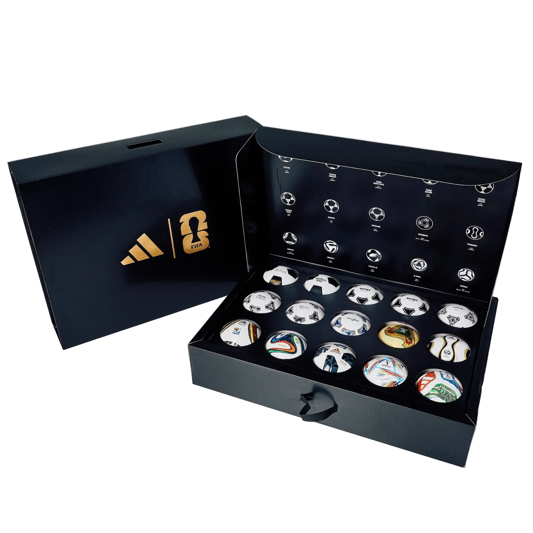 adidas Collectors Edition FIFA World Cup 2026 Historical Mini Ball Set (Multi) - Image 2