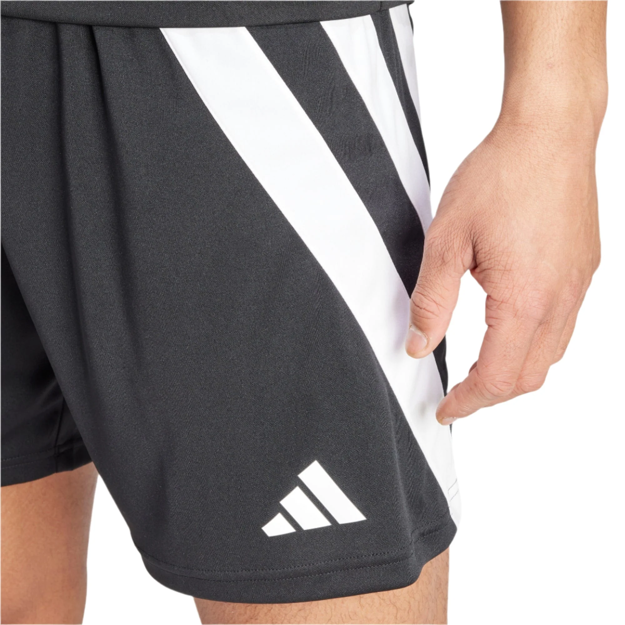 adidas Fortore 23 Soccer Short (Black/White) - Image 2