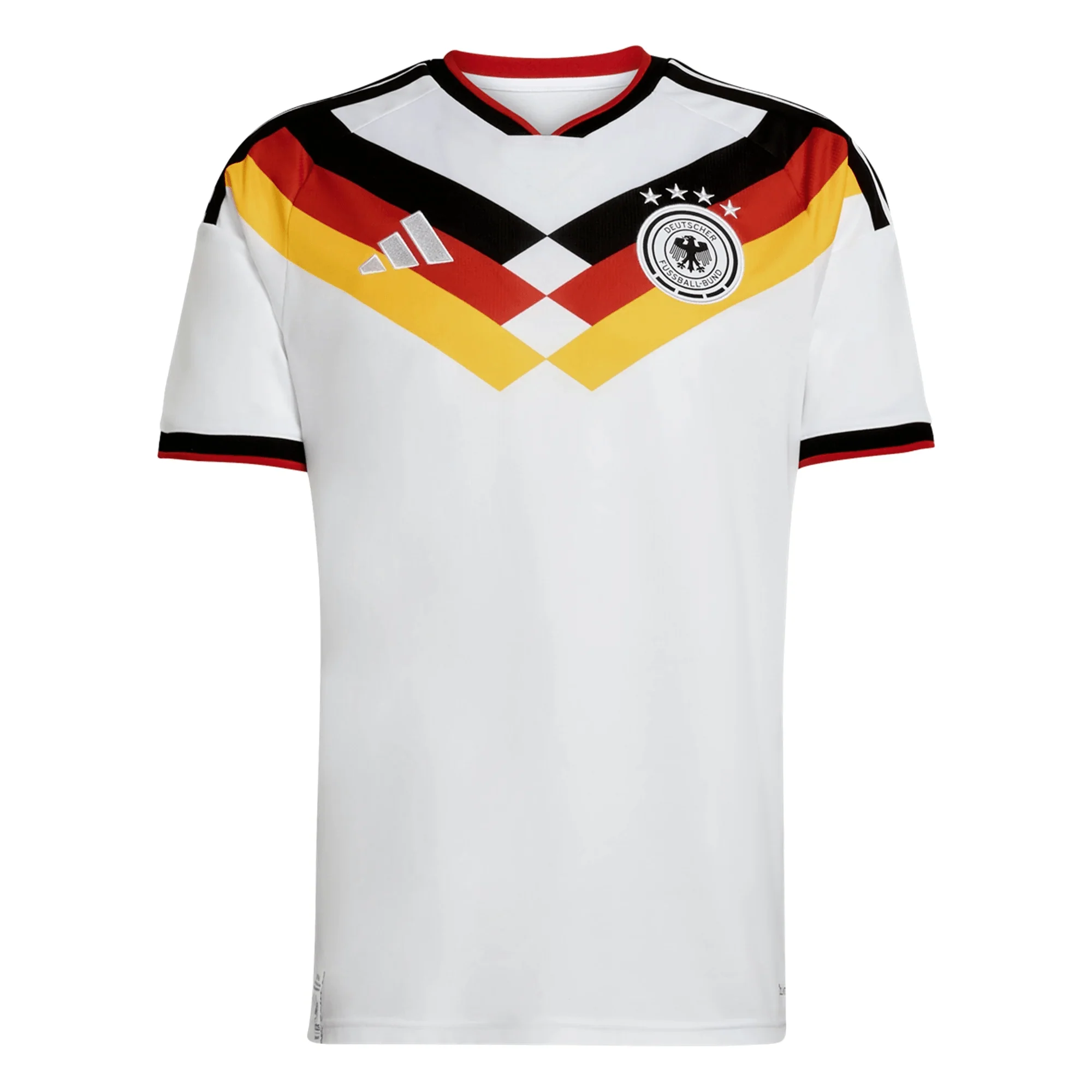 adidas Men's Germany Home World Cup Jersey 2026 (White/Black) - Image 7