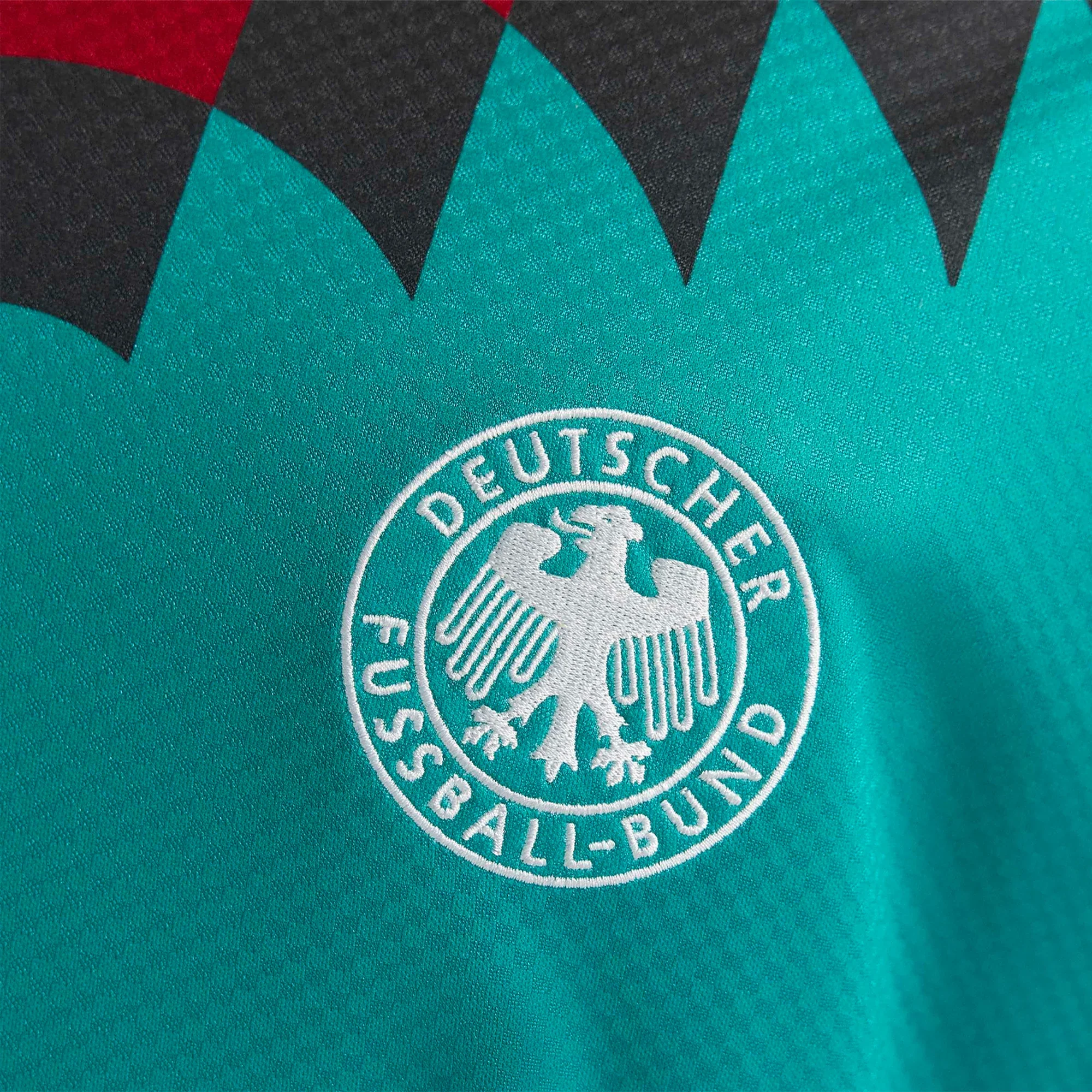 adidas Germany 1994 Away Retro Jersey (Green) - Image 4