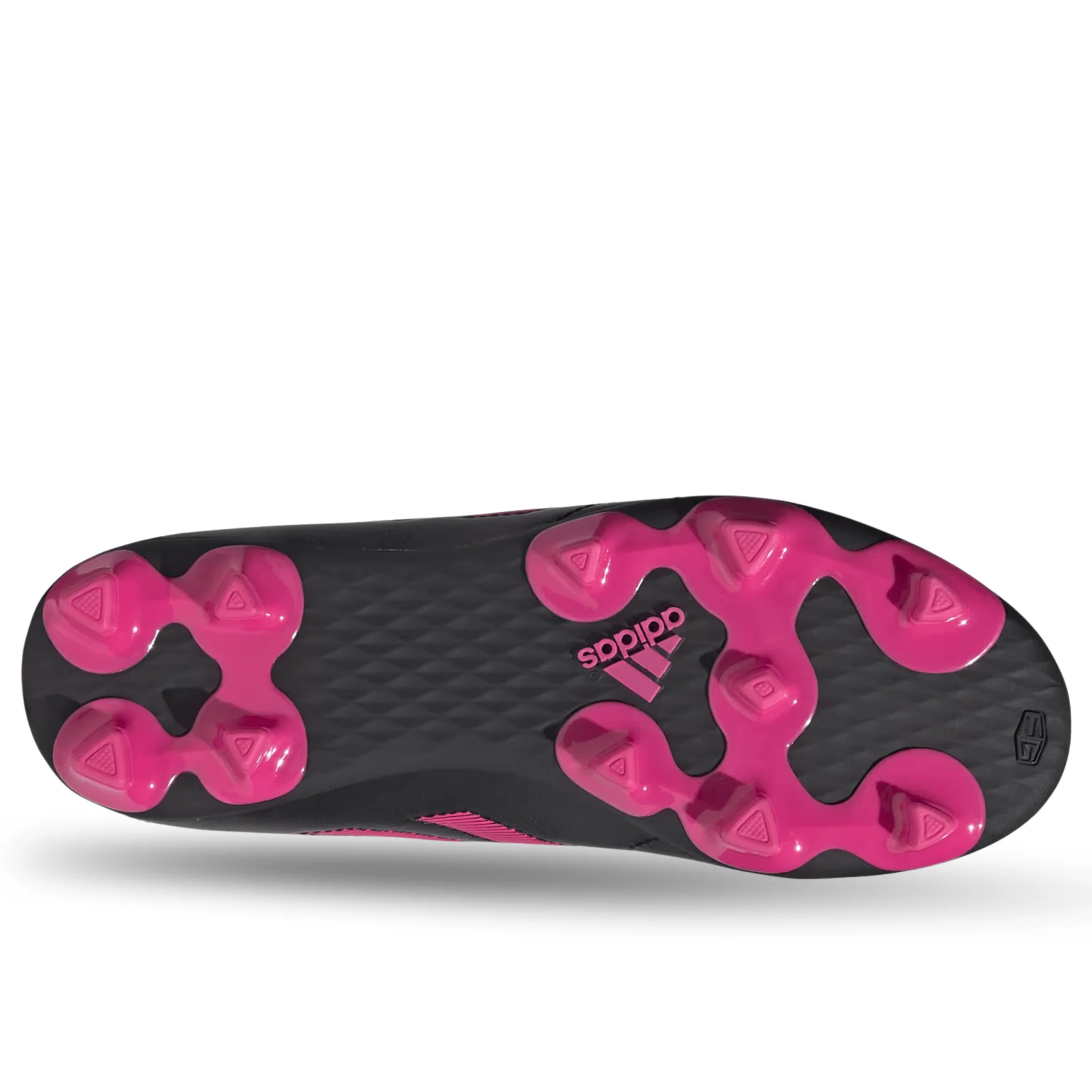 adidas Jr. Goletto VIII Firm Ground Soccer Cleats (Black/Team Shock Pink) - Image 5