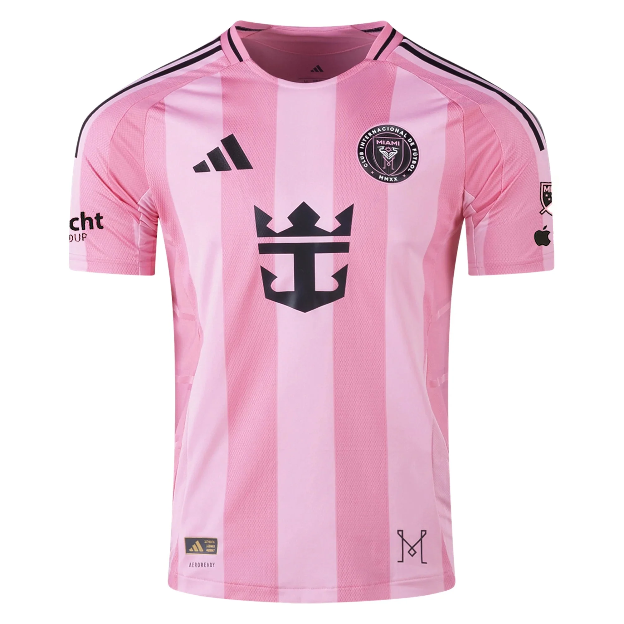 adidas Benjamin Cremaschi Inter Miami CF Authentic Home Jersey 25/26 w/ MLS Patches + Sponsor (Easy Pink) - Image 2