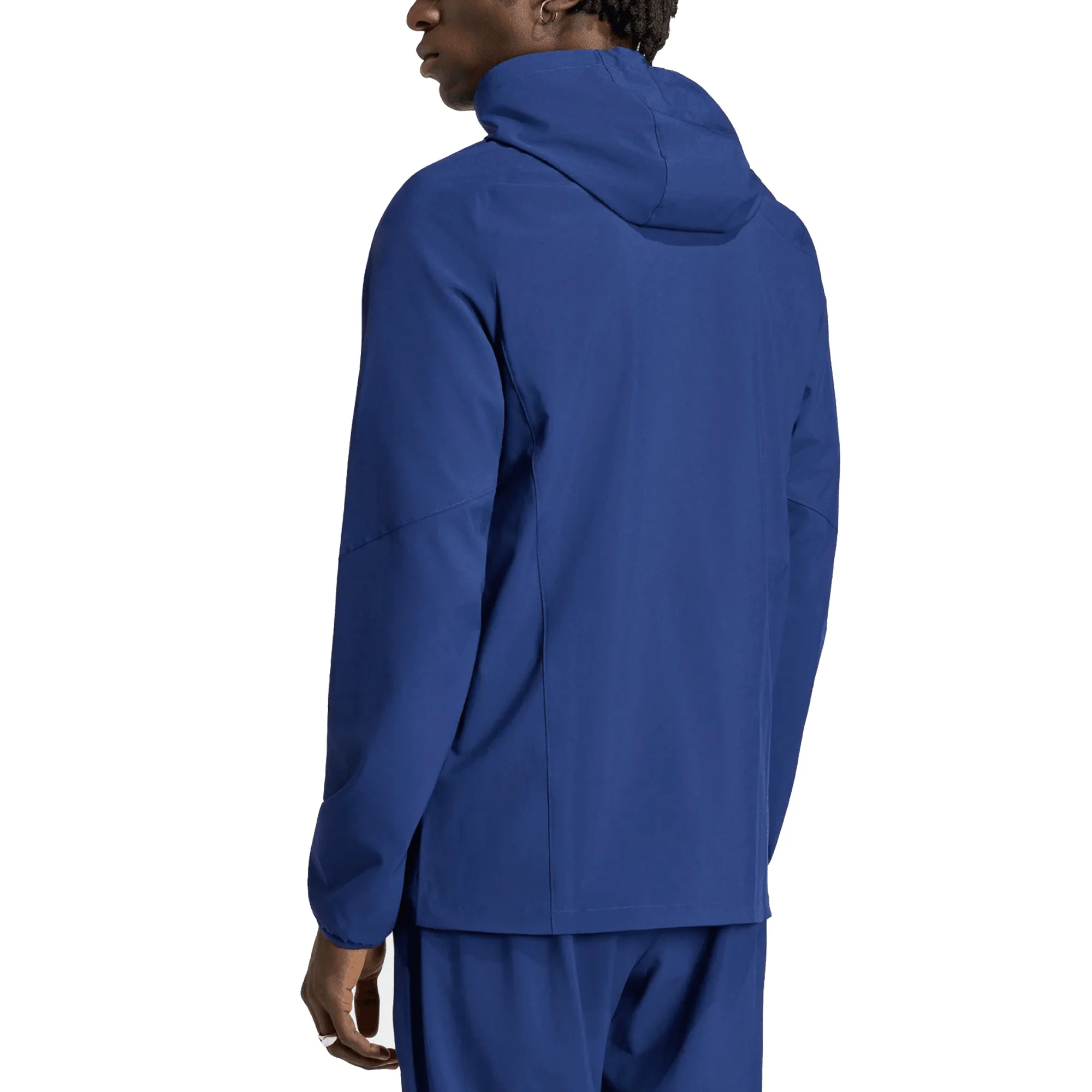 adidas LA Galaxy Travel Full Zip Windbreaker Jacket 25/26 (Dark Blue/Gold) - Image 2