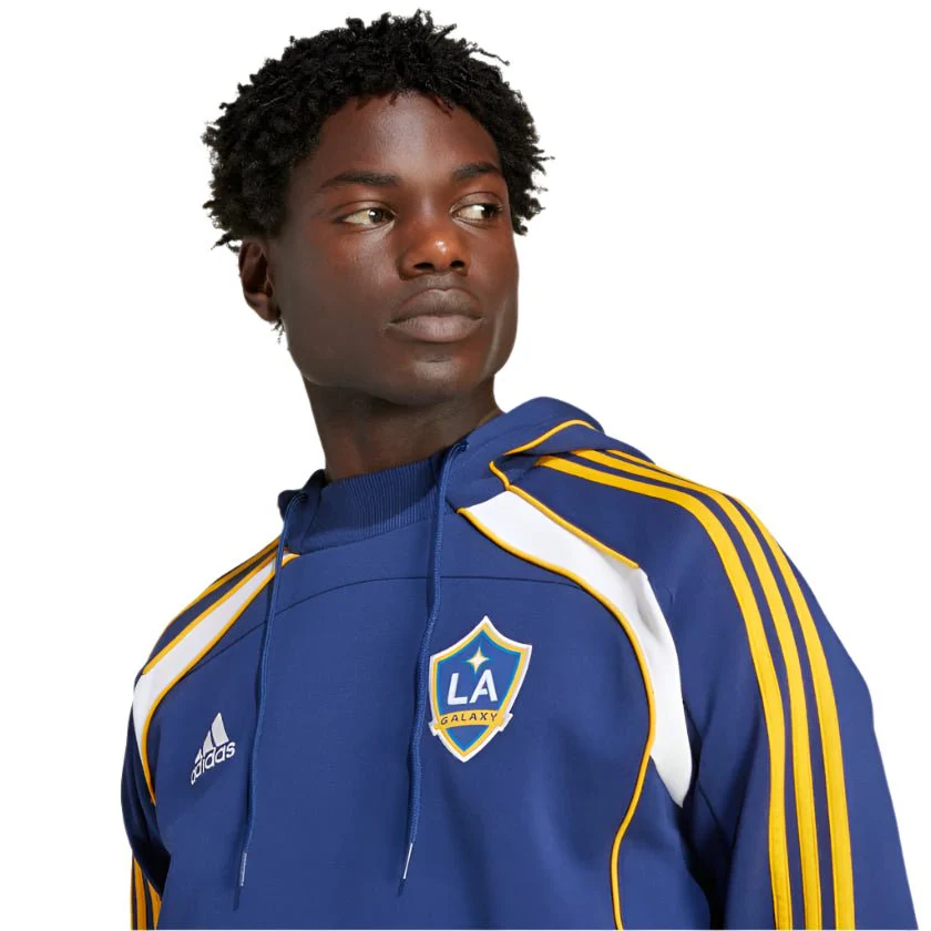 adidas LA Galaxy 25/26 Travel Hoodie (Dark Blue) - Image 5