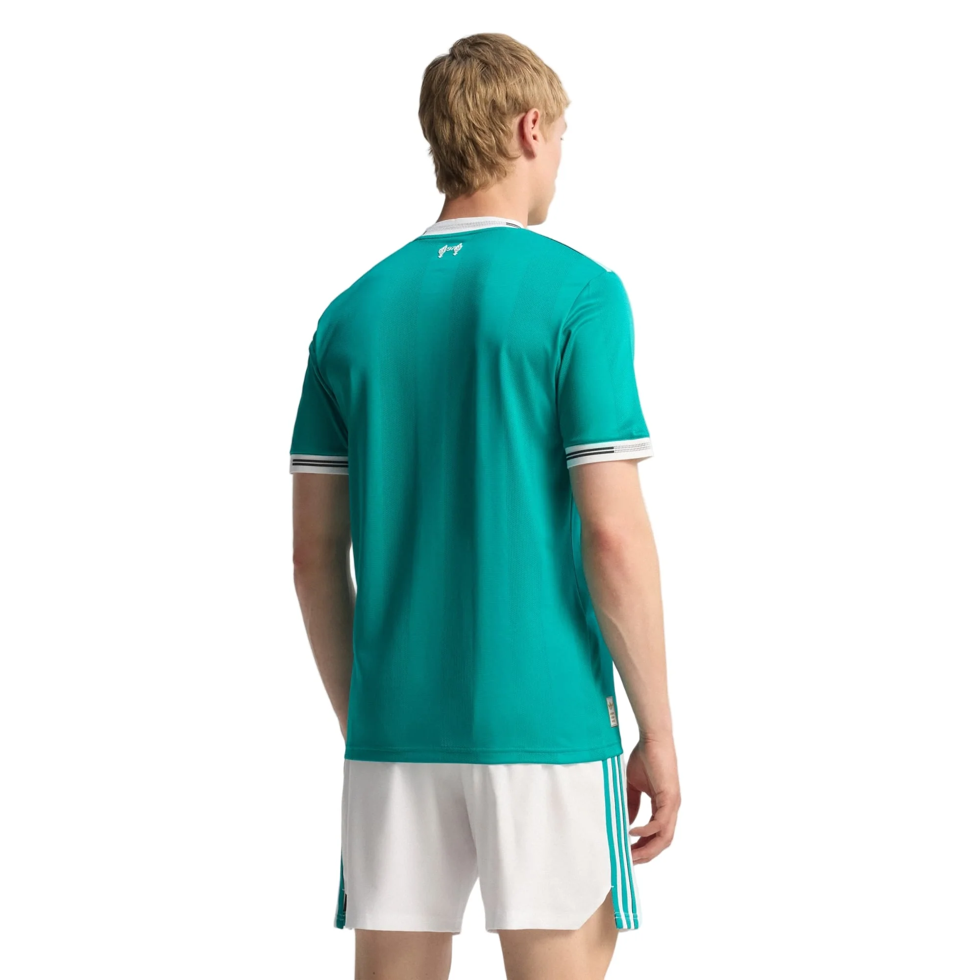 adidas Liverpool FC Authentic Alexander Isak Third Jersey w/ EPL + No Room For Racism Patches 25/26 (Sea Green) - Image 4