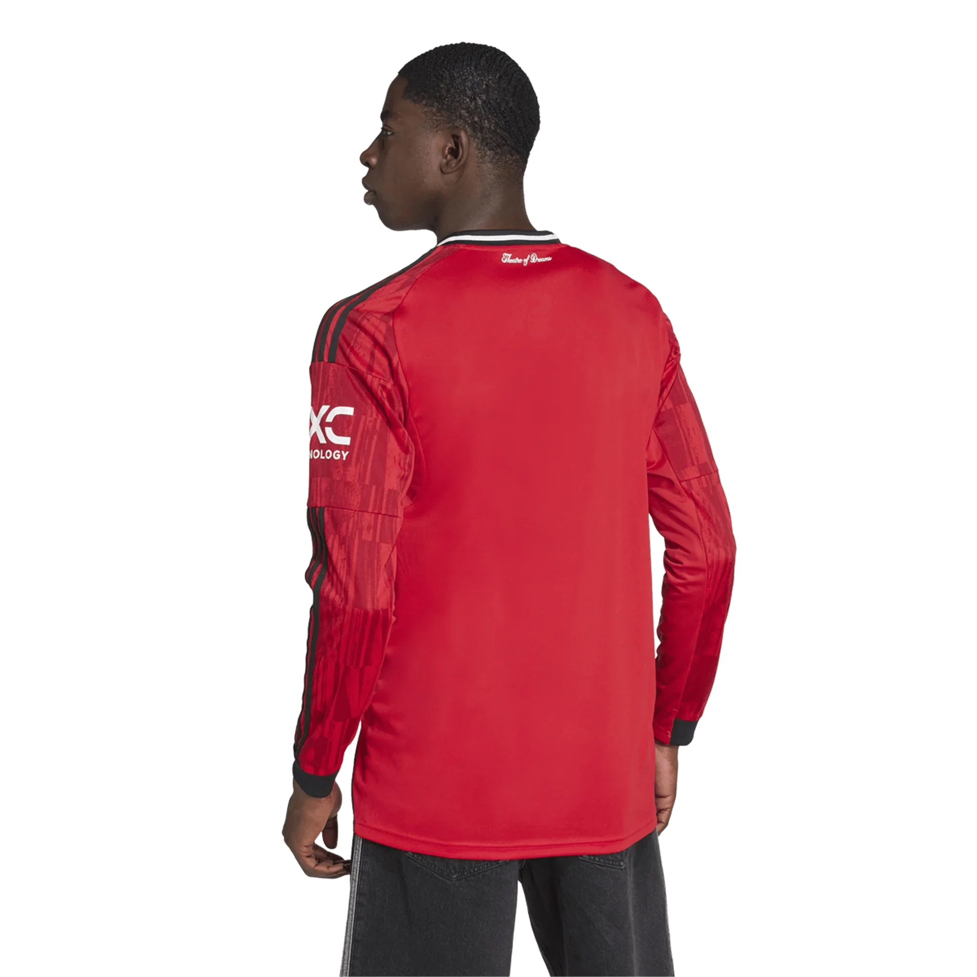 adidas Manchester United Long Sleeve Home Jersey 25/26 (Red) - Image 4
