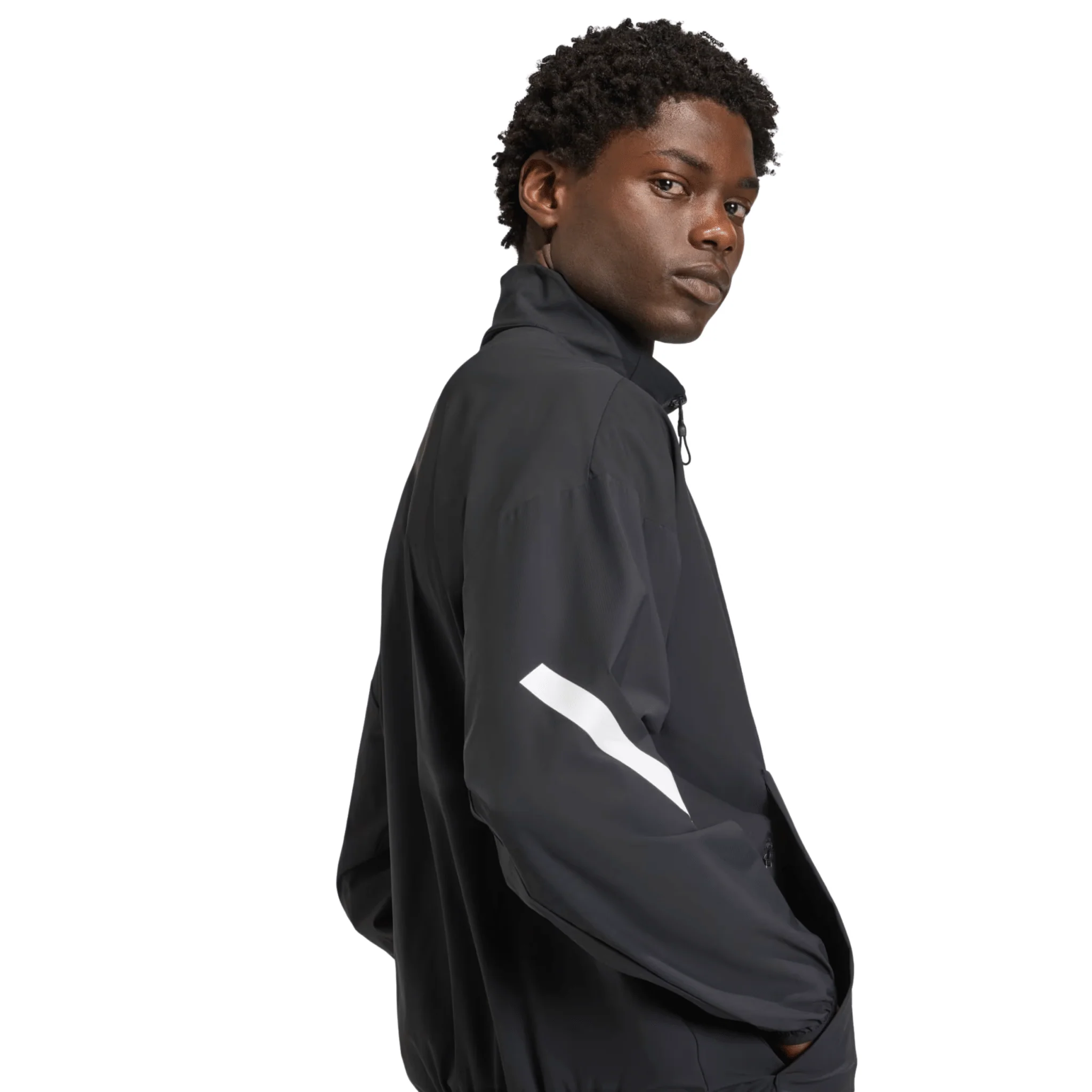 adidas Manchester United Z.N.E. Anthem Jacket 25/26 (Black) - Image 5