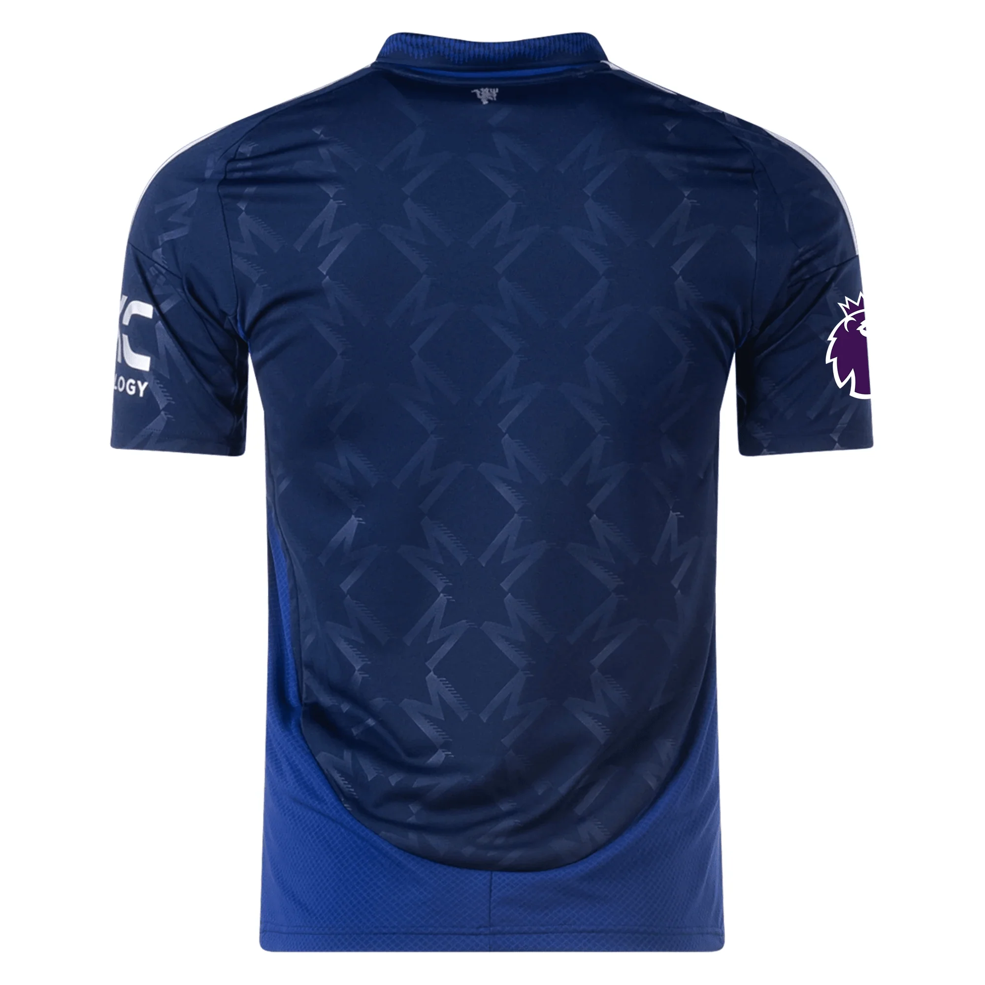 adidas Manchester United Away Jersey w/ EPL Patch 24/25 (Night Indigo) - Image 2