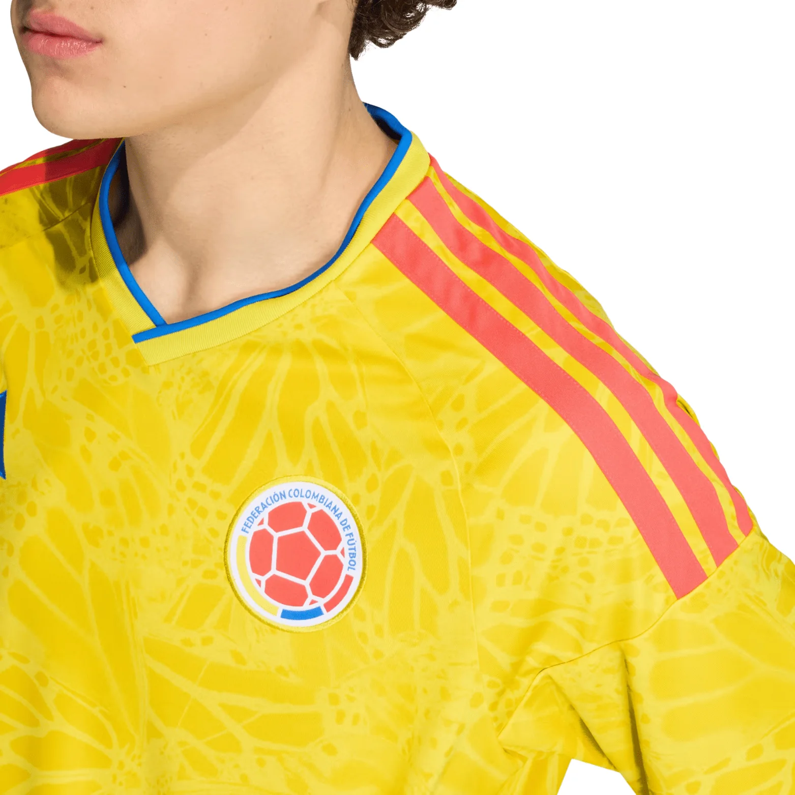 adidas Men's Carrascal Colombia 2026 Home Jersey (Impact Yellow) - Image 5