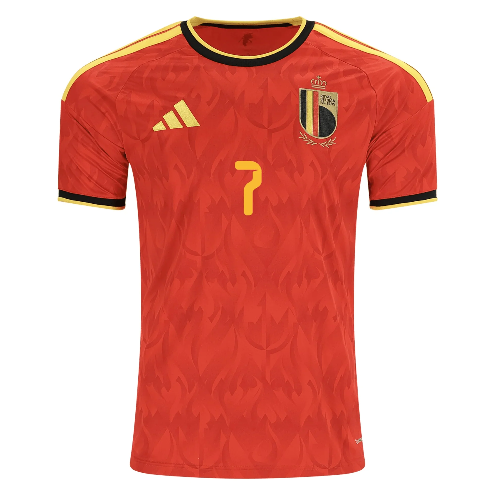 adidas Men's Belgium Kevin De Bruyne Home Jersey 2026 (Red/Bold Gold) - Image 2