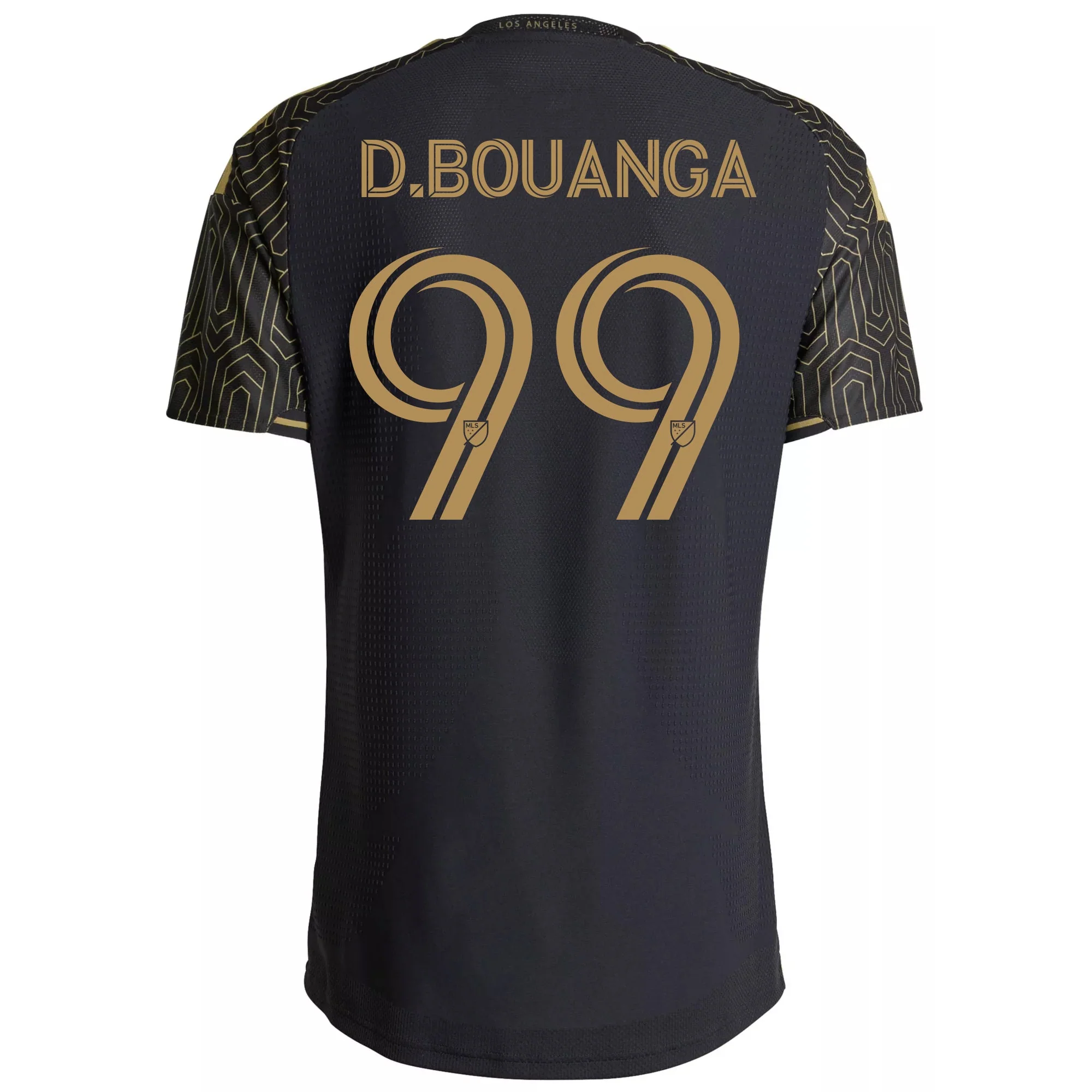 adidas Men's Bouanga LAFC Stadium Home Jersey 26/27 (Black/Gold)